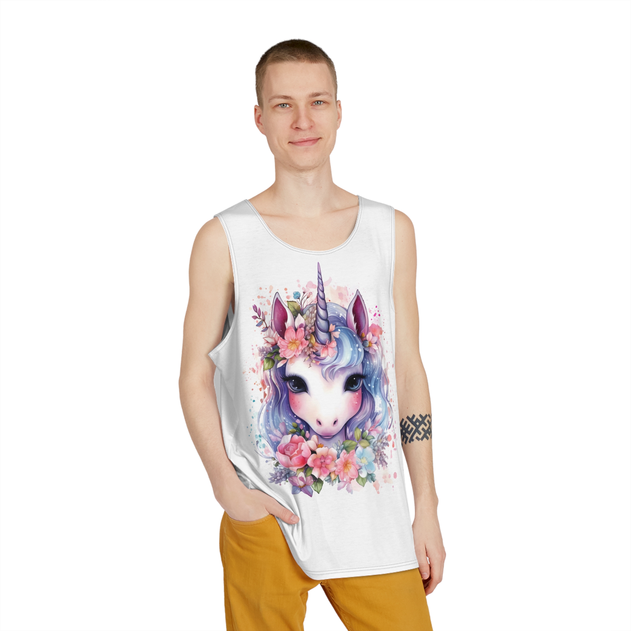 Unicorns 184 Mens Tank Aop - Image 3