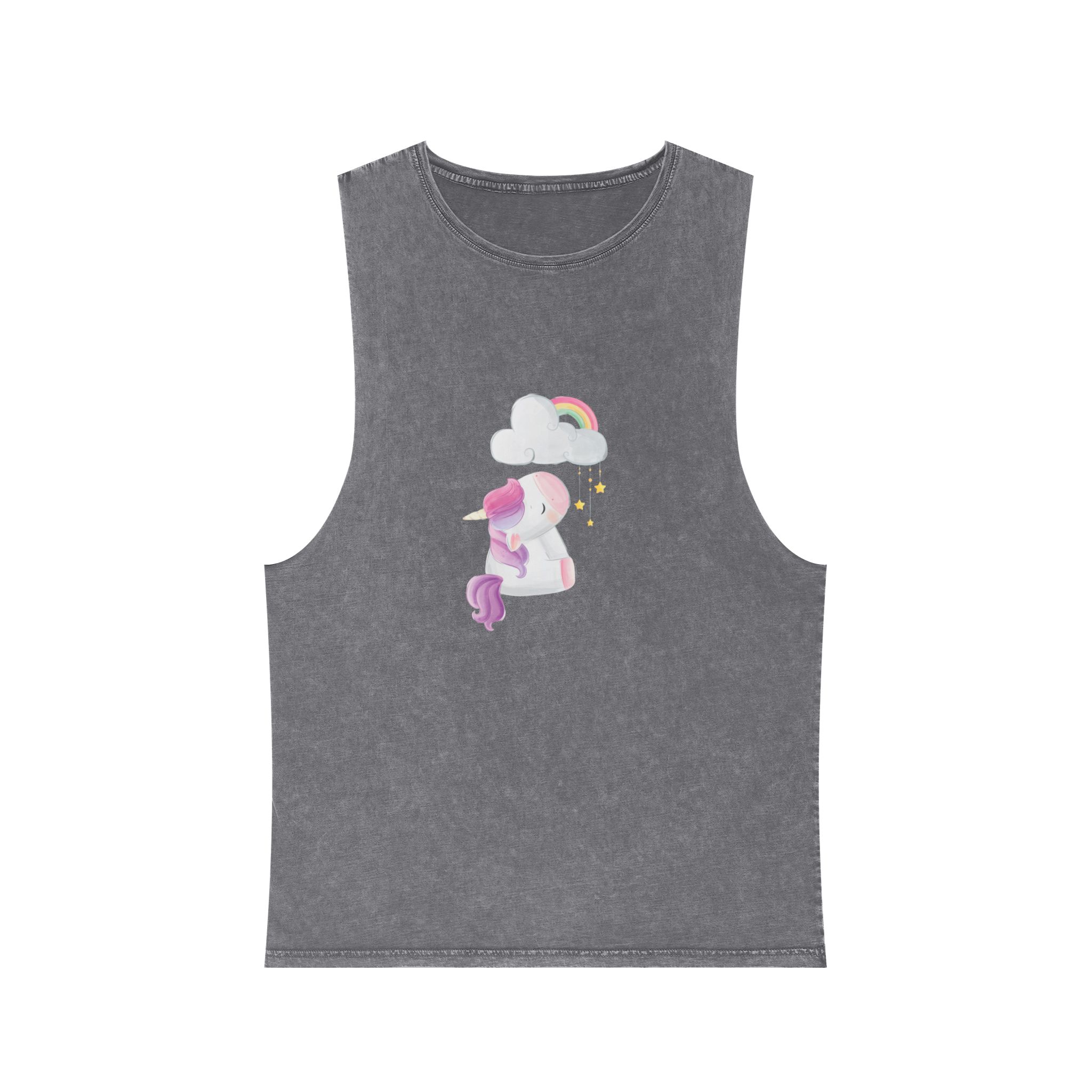 Unicorn V401 Unisex Stonewash Tank Top - Image 9
