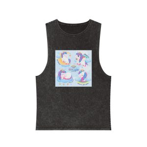Unicorn V497 Unisex Stonewash Tank Top