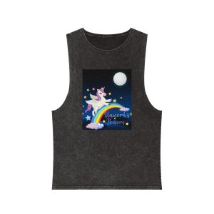 Unicorn V475 Unisex Stonewash Tank Top