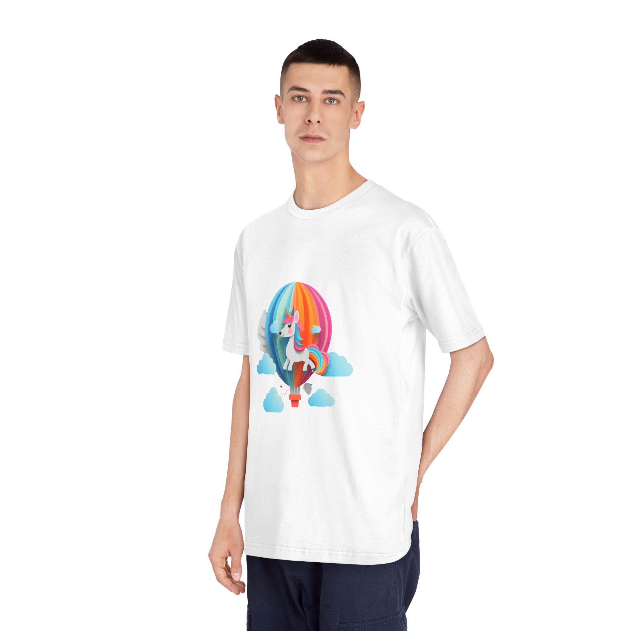 Unicorns 353 Unisex Classic Crewneck T Shirt - Image 4