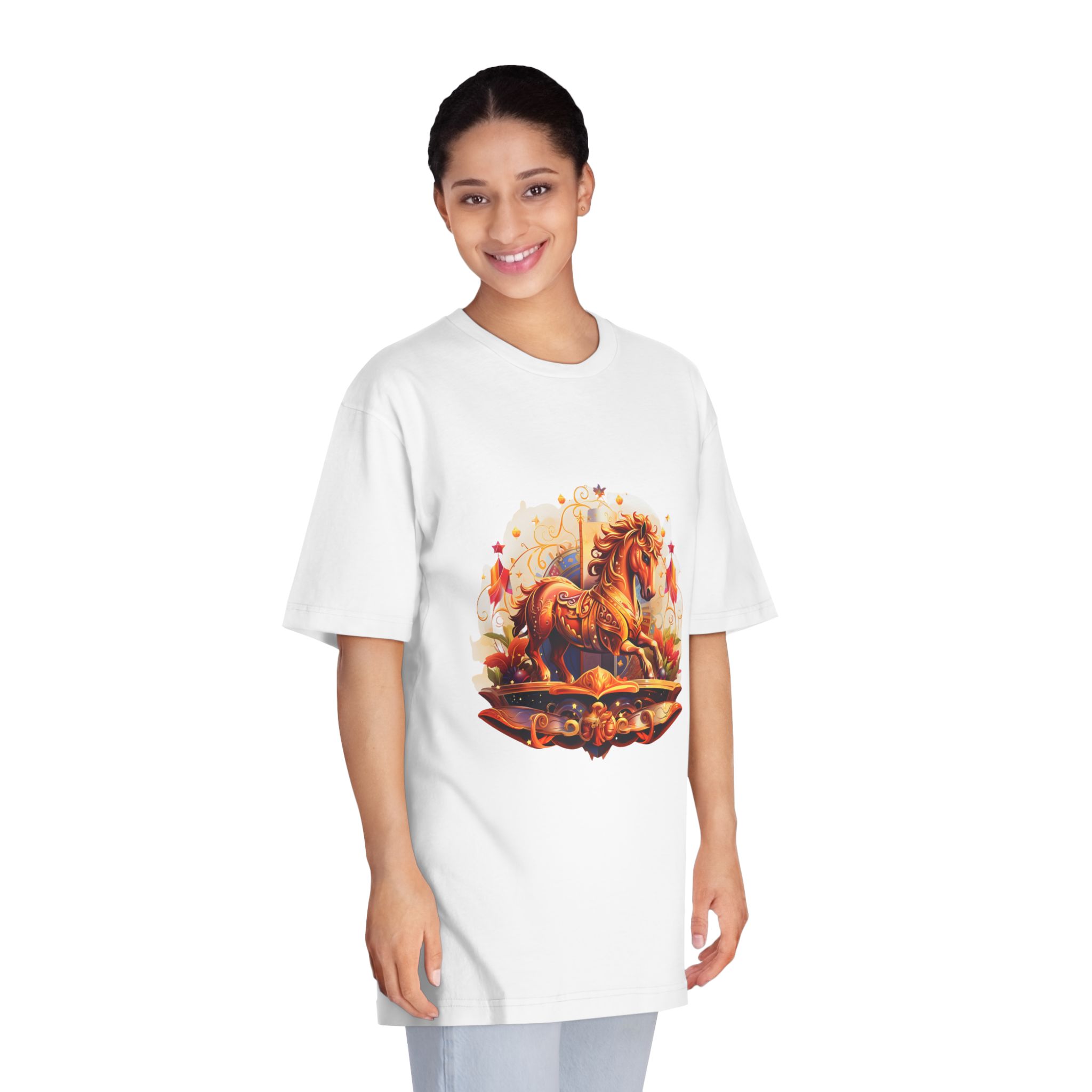 Unicorns 255 Unisex Classic Crewneck T Shirt - Image 3