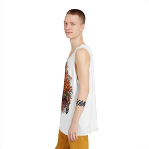 Drawing Unicorn With Flowers Picture Unicorn Mens Tank Aop