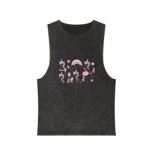 Unicorn V498 Unisex Stonewash Tank Top