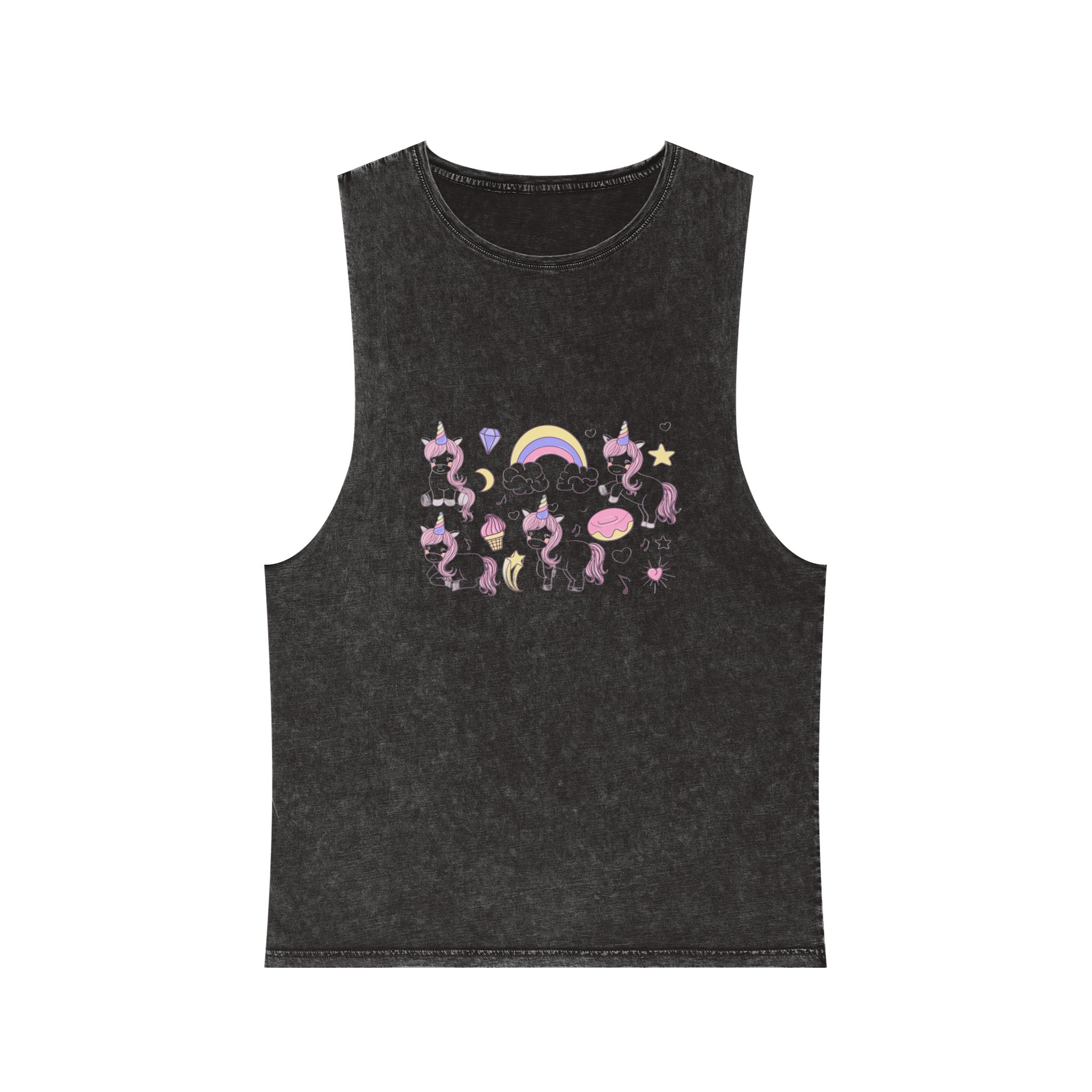 Unicorn V498 Unisex Stonewash Tank Top