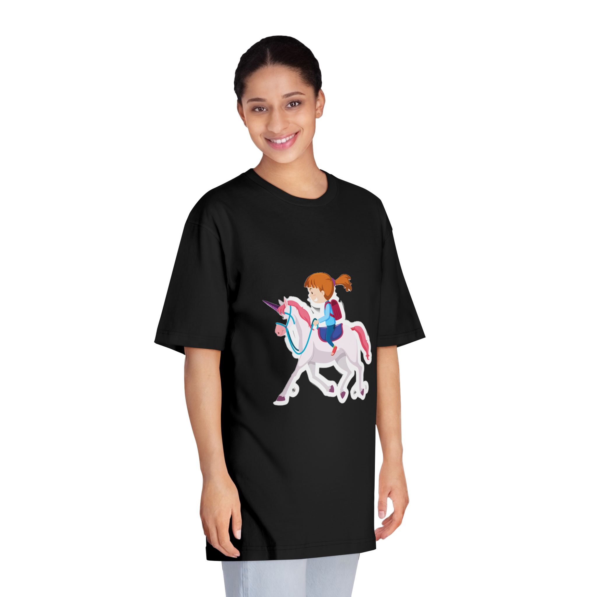 Unicorn V655 Unisex Classic Crewneck T Shirt - Image 7