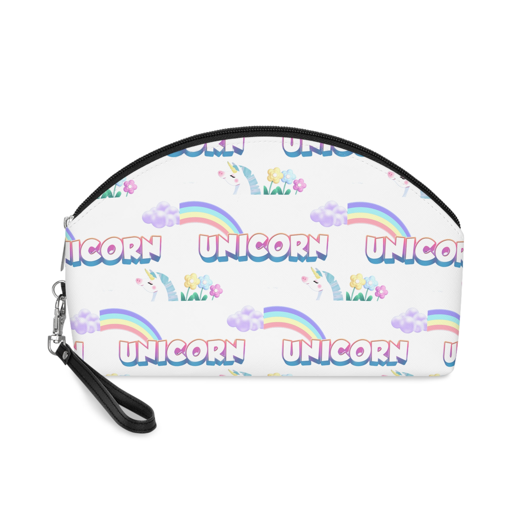 Unicorn Text Effect 1 Makeup Bag