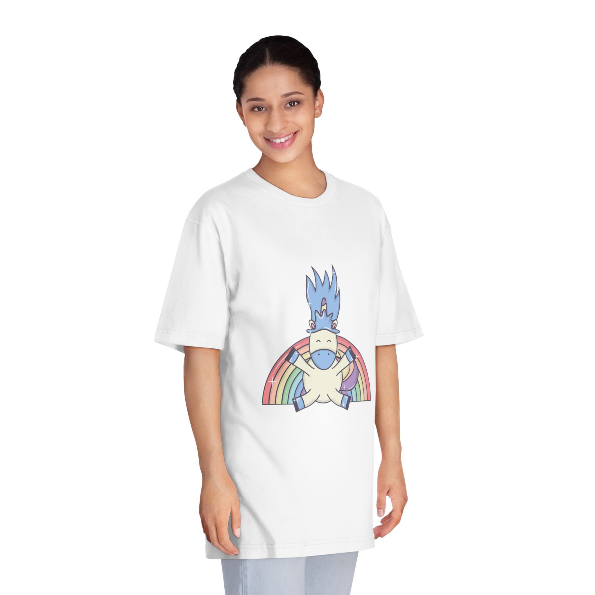 Unicorns 103 Unisex Classic Crewneck T Shirt - Image 3