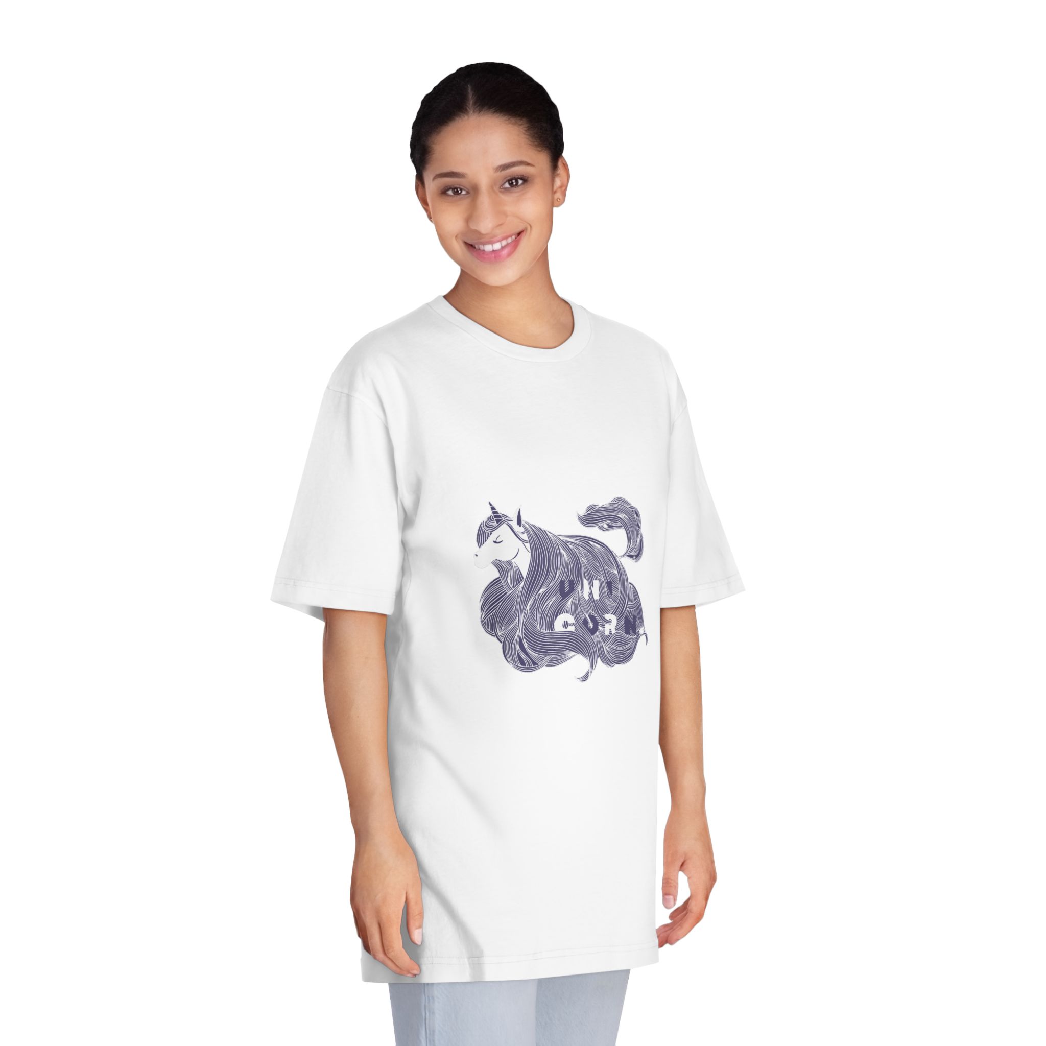 Unicorn V40 Unisex Classic Crewneck T Shirt - Image 3