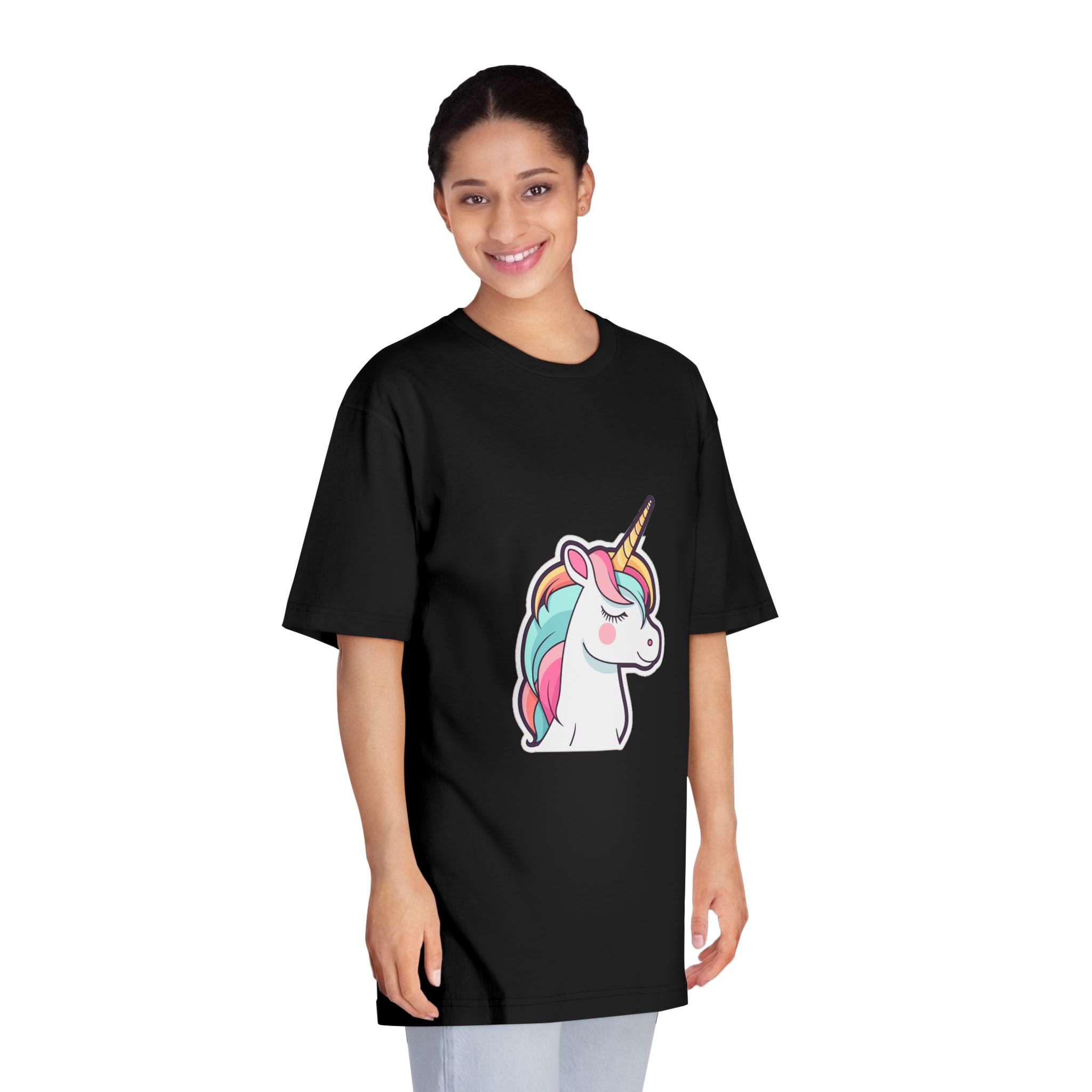 Unicorn Copy Unisex Classic Crewneck T Shirt - Image 7