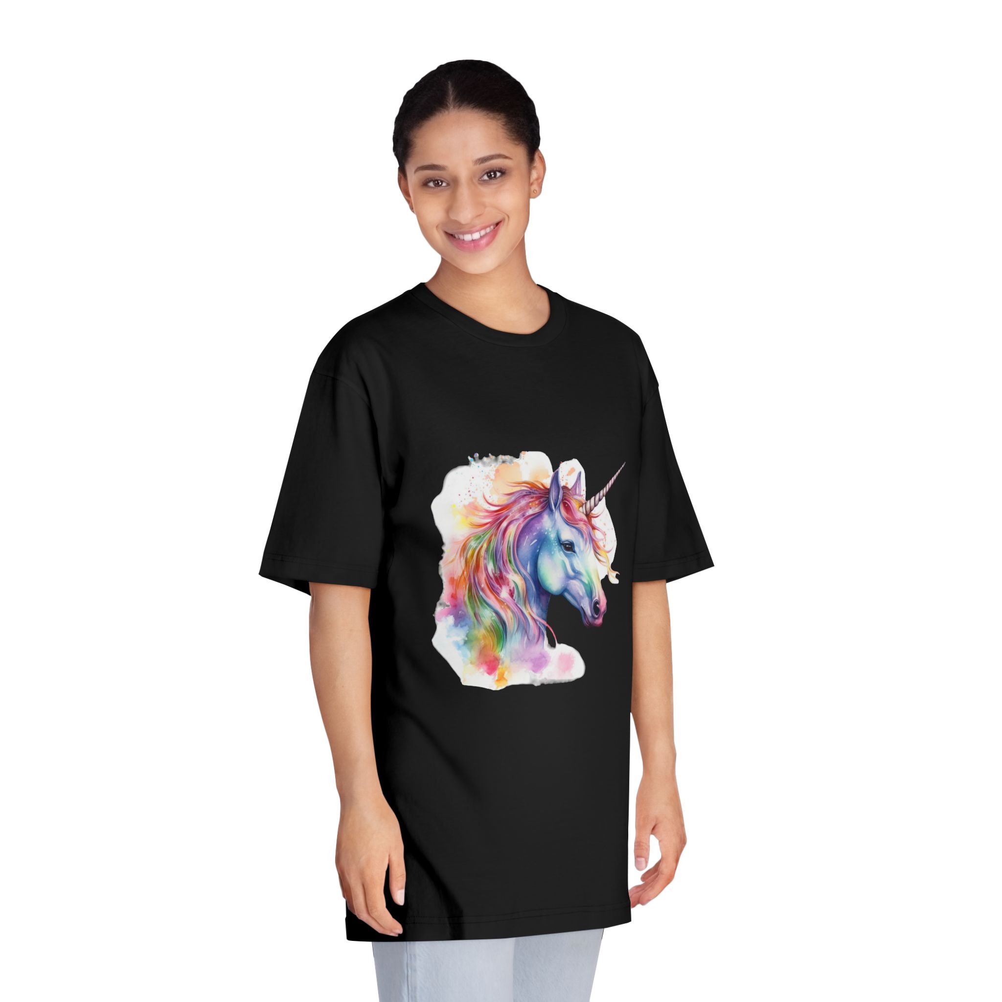 Coloful Unicorn Unisex Classic Crewneck T Shirt - Image 7