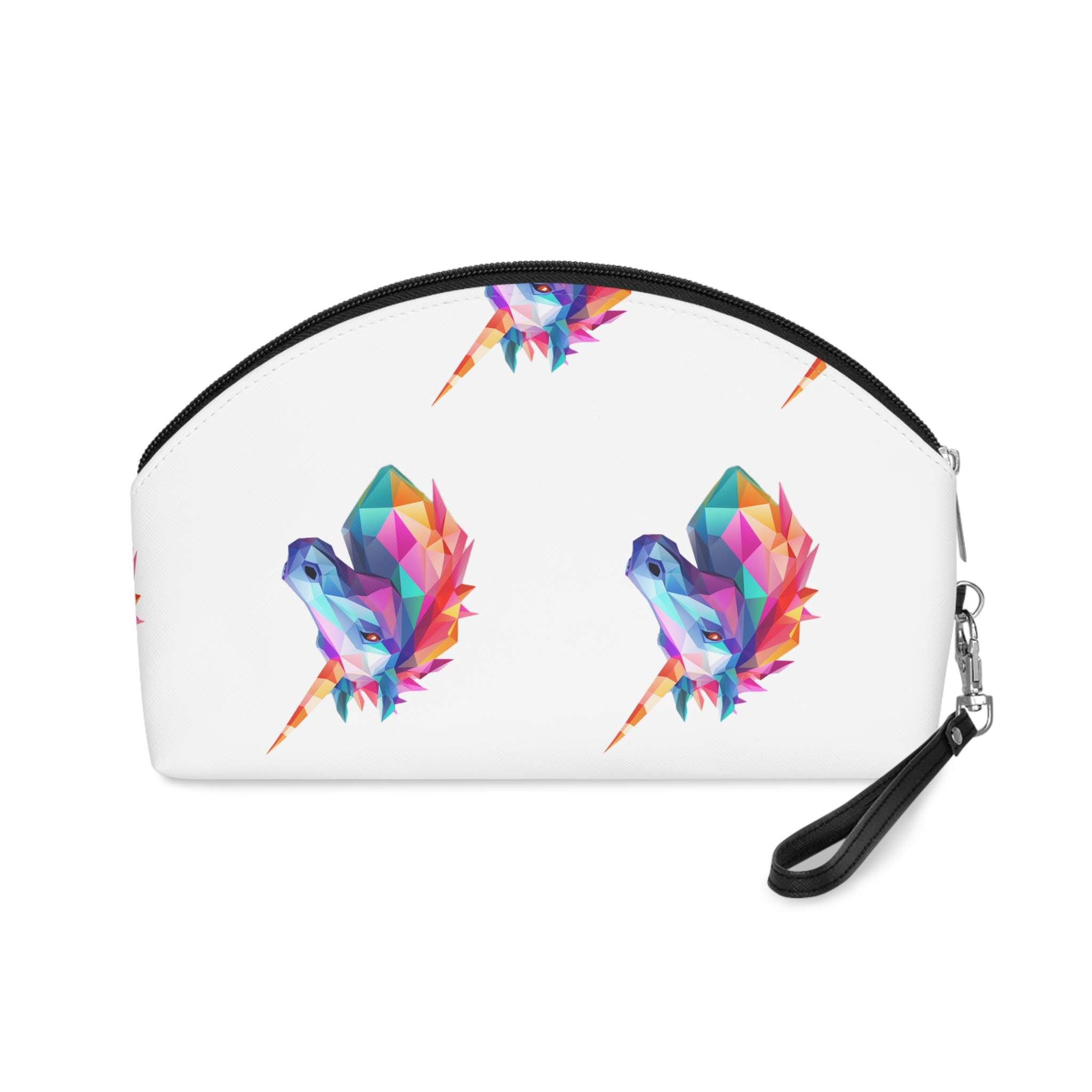Mythical Unicorn With Poly Style (1) Makeup Bag - Image 2