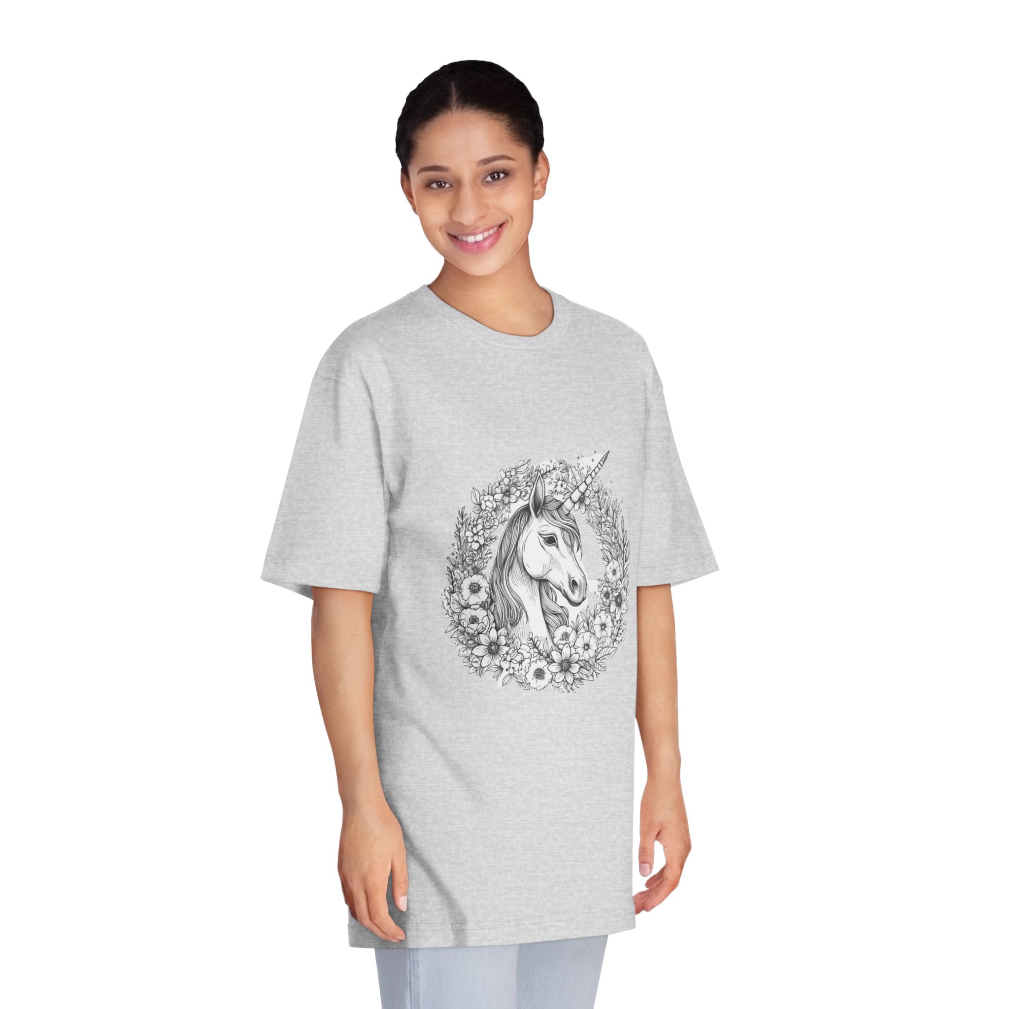Unicorns 250 Unisex Classic Crewneck T Shirt - Image 15