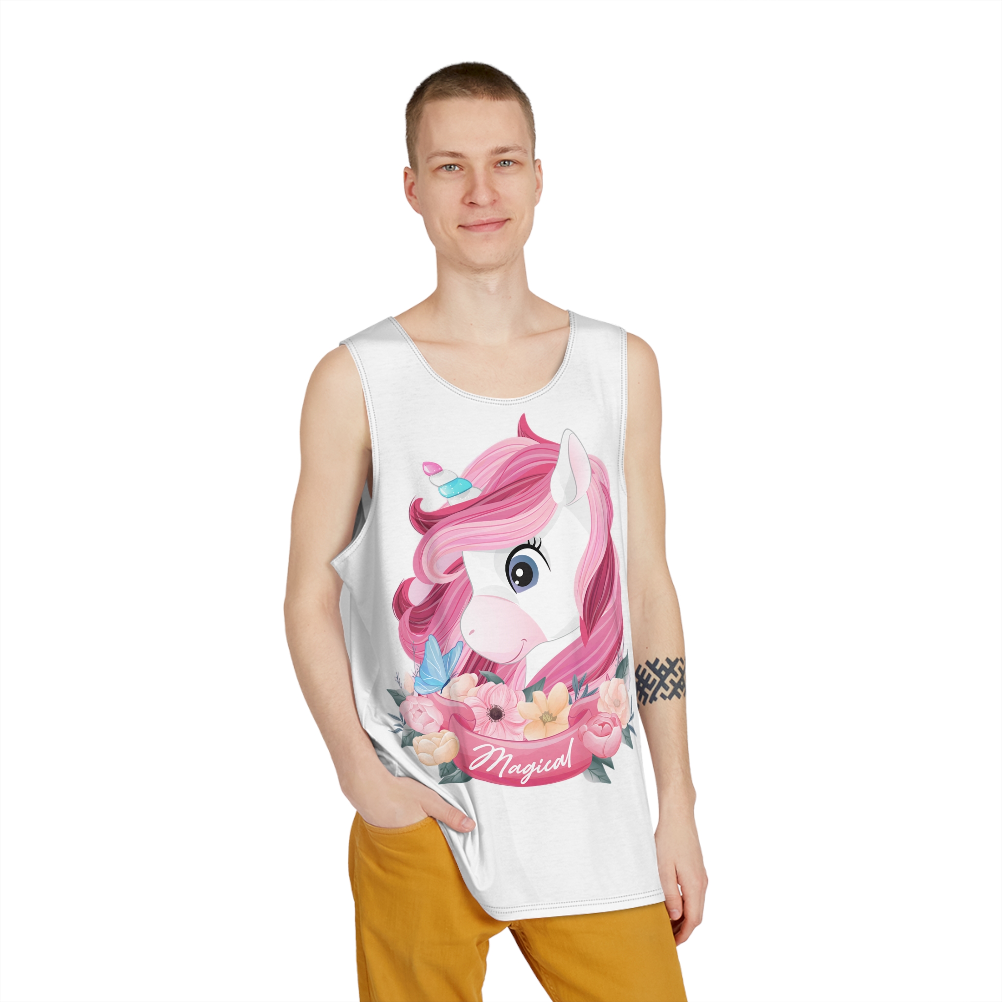 Unicorn V491 Mens Tank Aop - Image 3