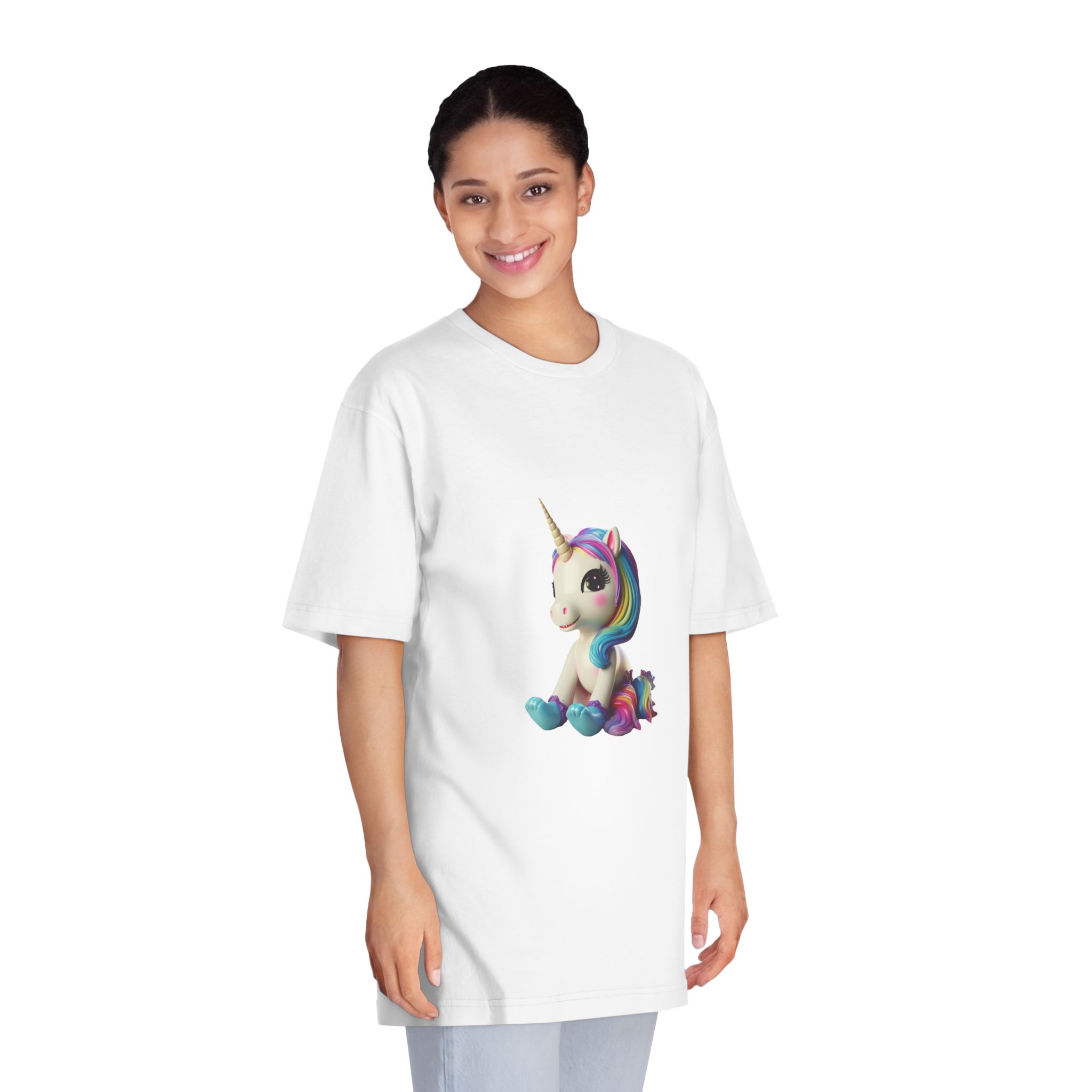 Unicorns 163 Unisex Classic Crewneck T Shirt - Image 3