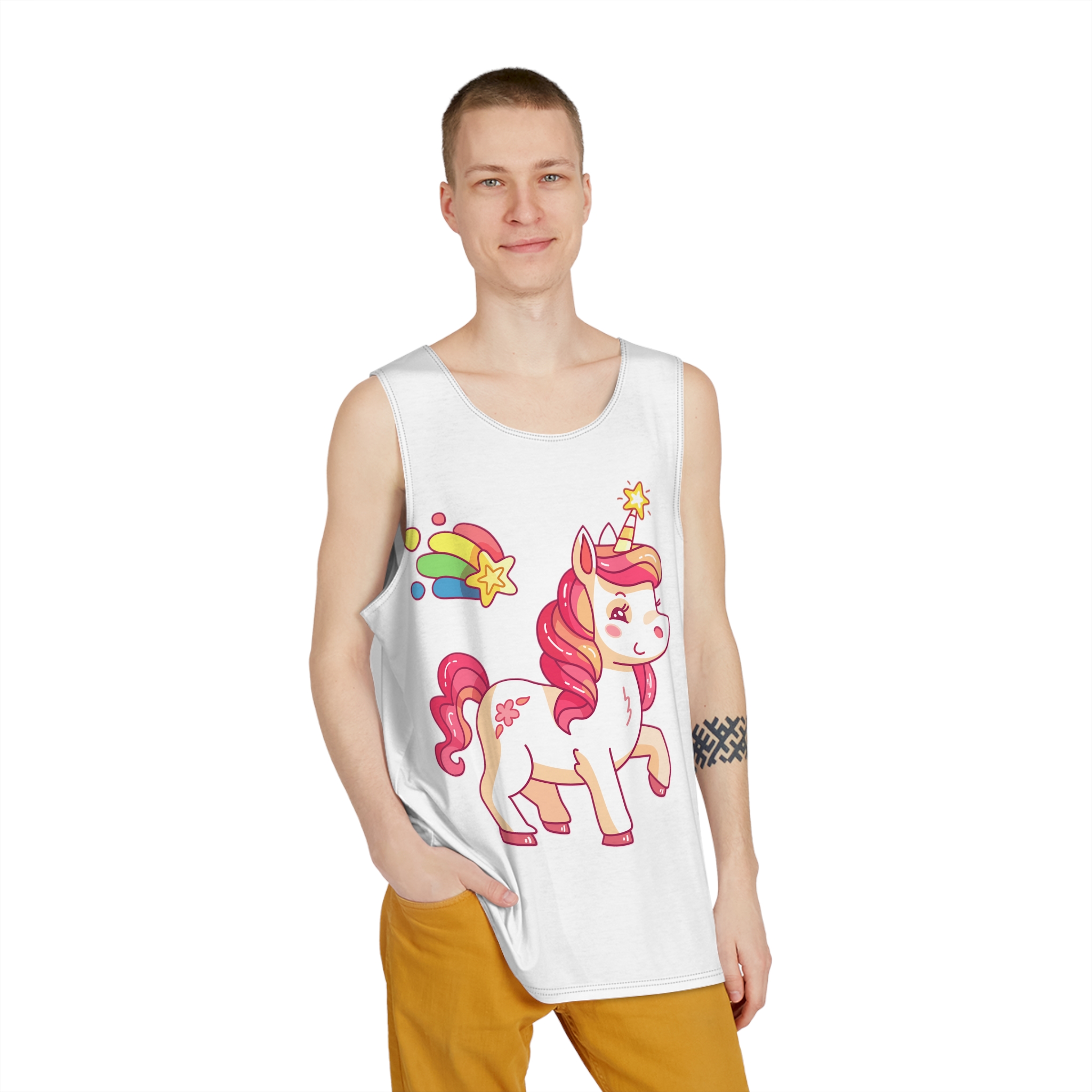 Unicorns 129 Mens Tank Aop - Image 3