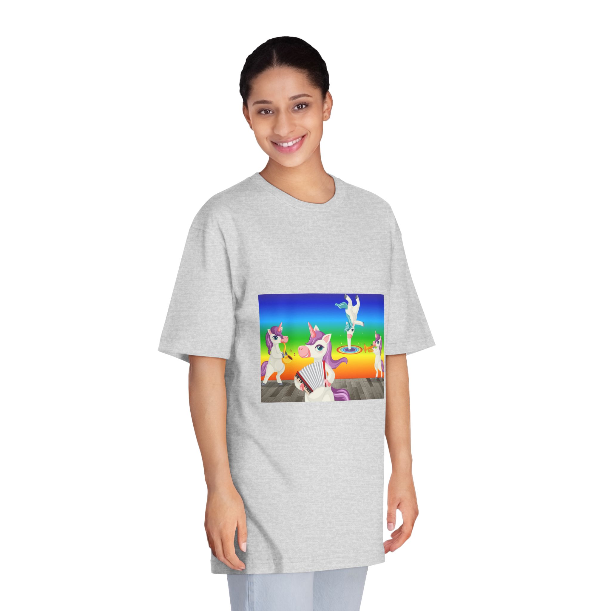 Unicorn V704 Unisex Classic Crewneck T Shirt - Image 15
