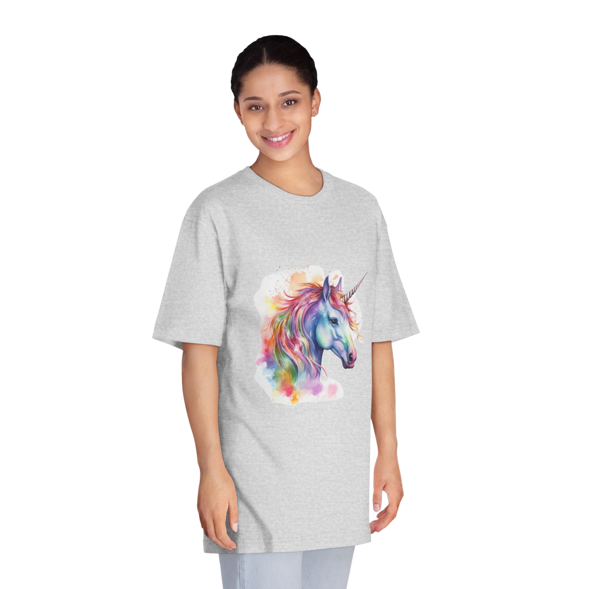 Coloful Unicorn Unisex Classic Crewneck T Shirt - Image 15