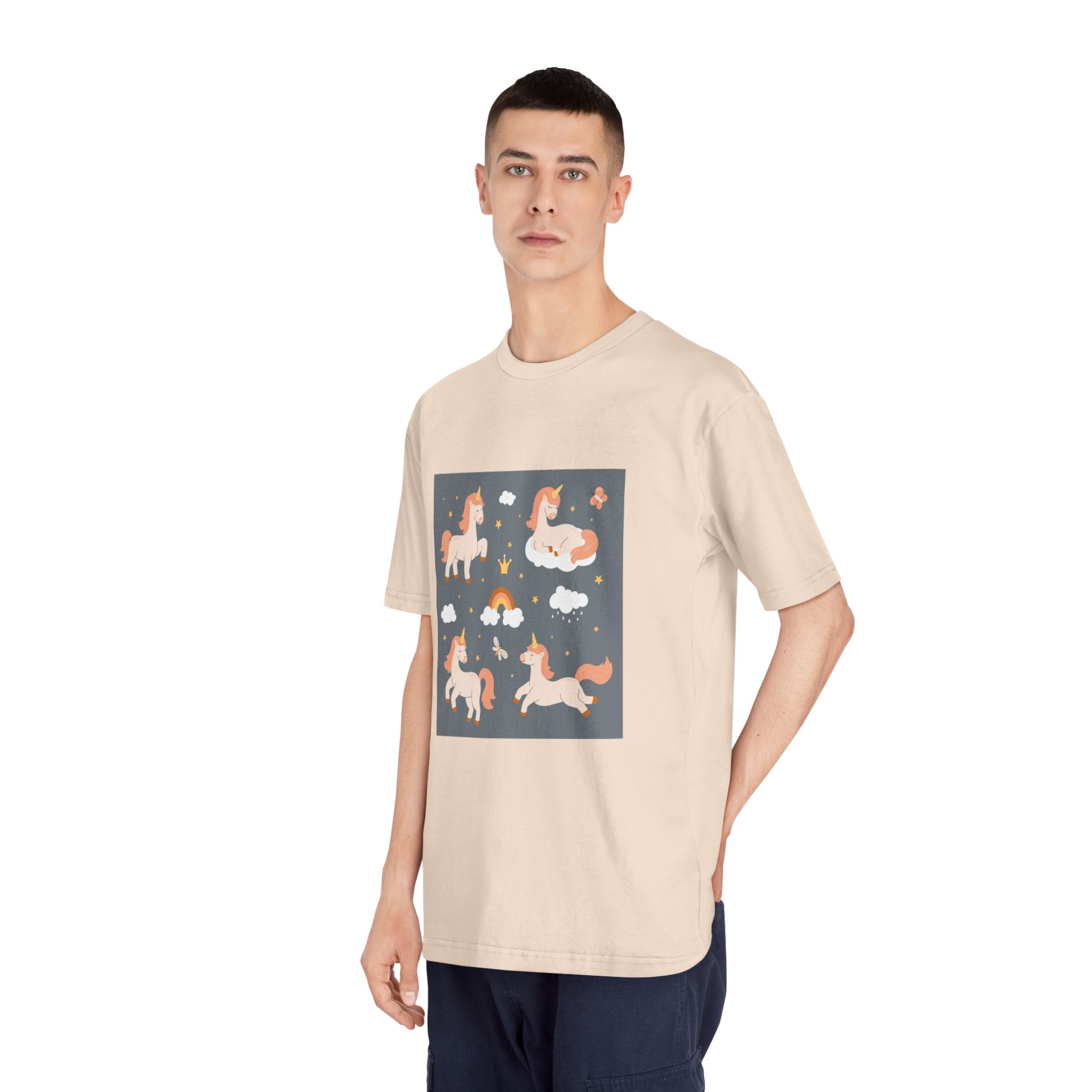 Unicorn V799 Unisex Classic Crewneck T Shirt - Image 12
