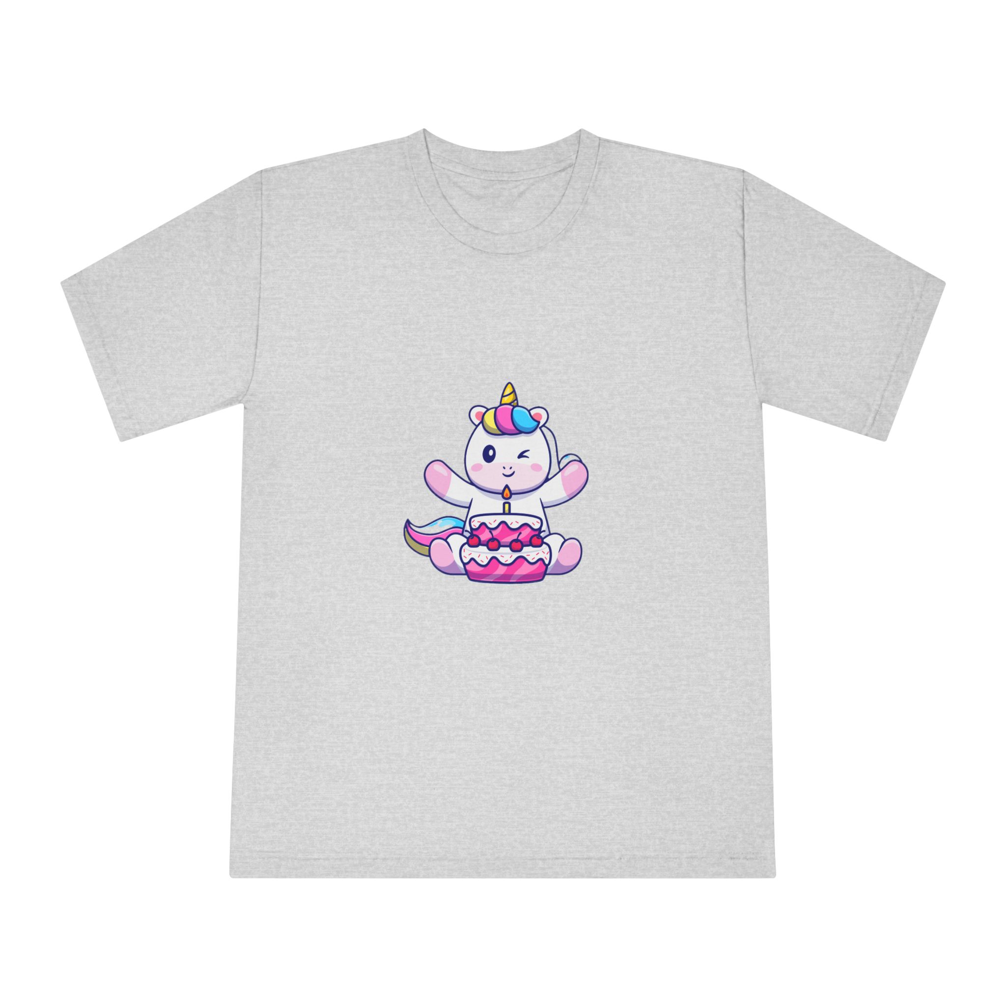 Cute Unicorn Birthday Unisex Classic Crewneck T Shirt - Image 13