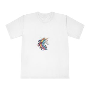 Mythical Unicorn Paper Style Fotor Bg Remover 202311048948 Unisex Classic Crewneck T Shirt