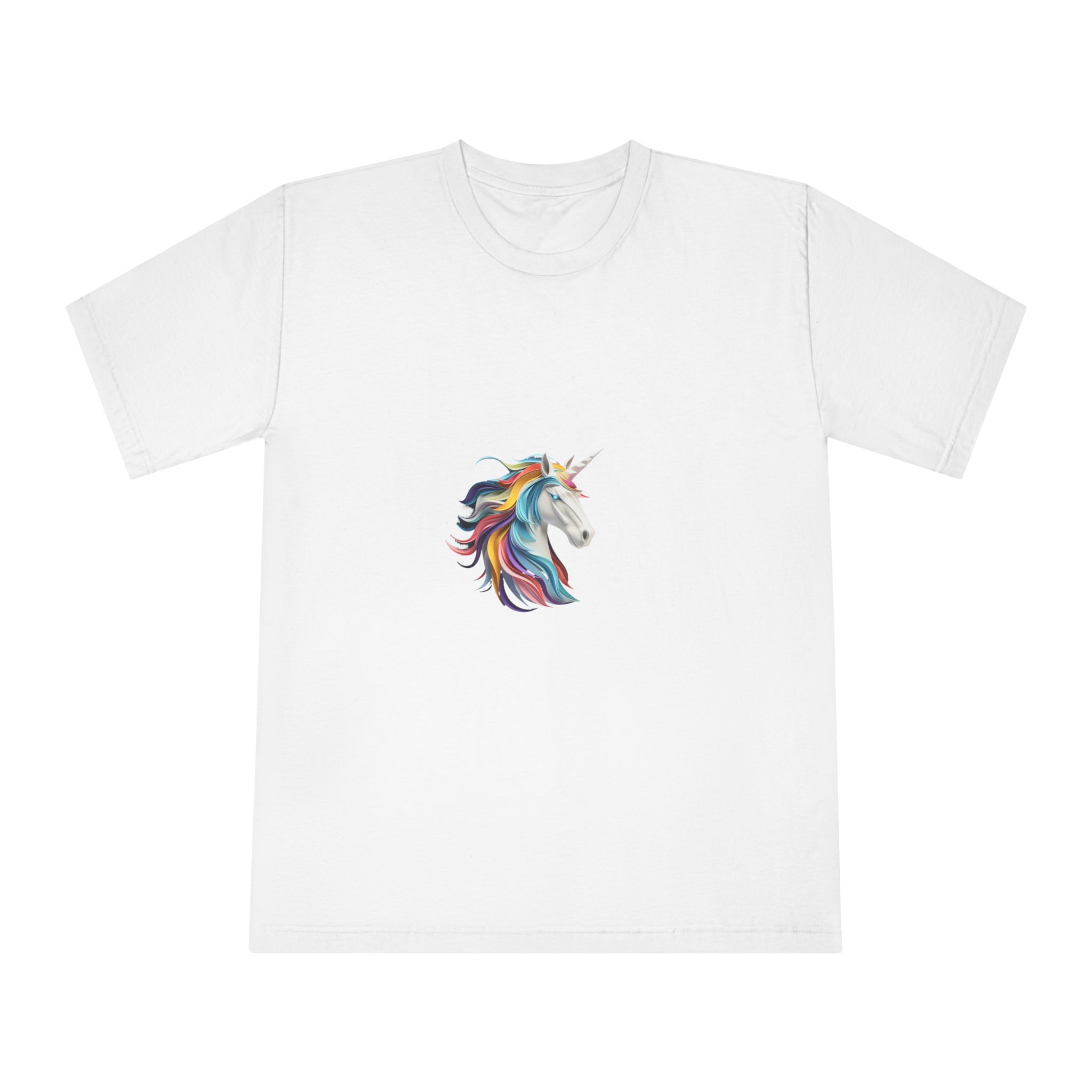 Mythical Unicorn Paper Style Fotor Bg Remover 202311048948 Unisex Classic Crewneck T Shirt