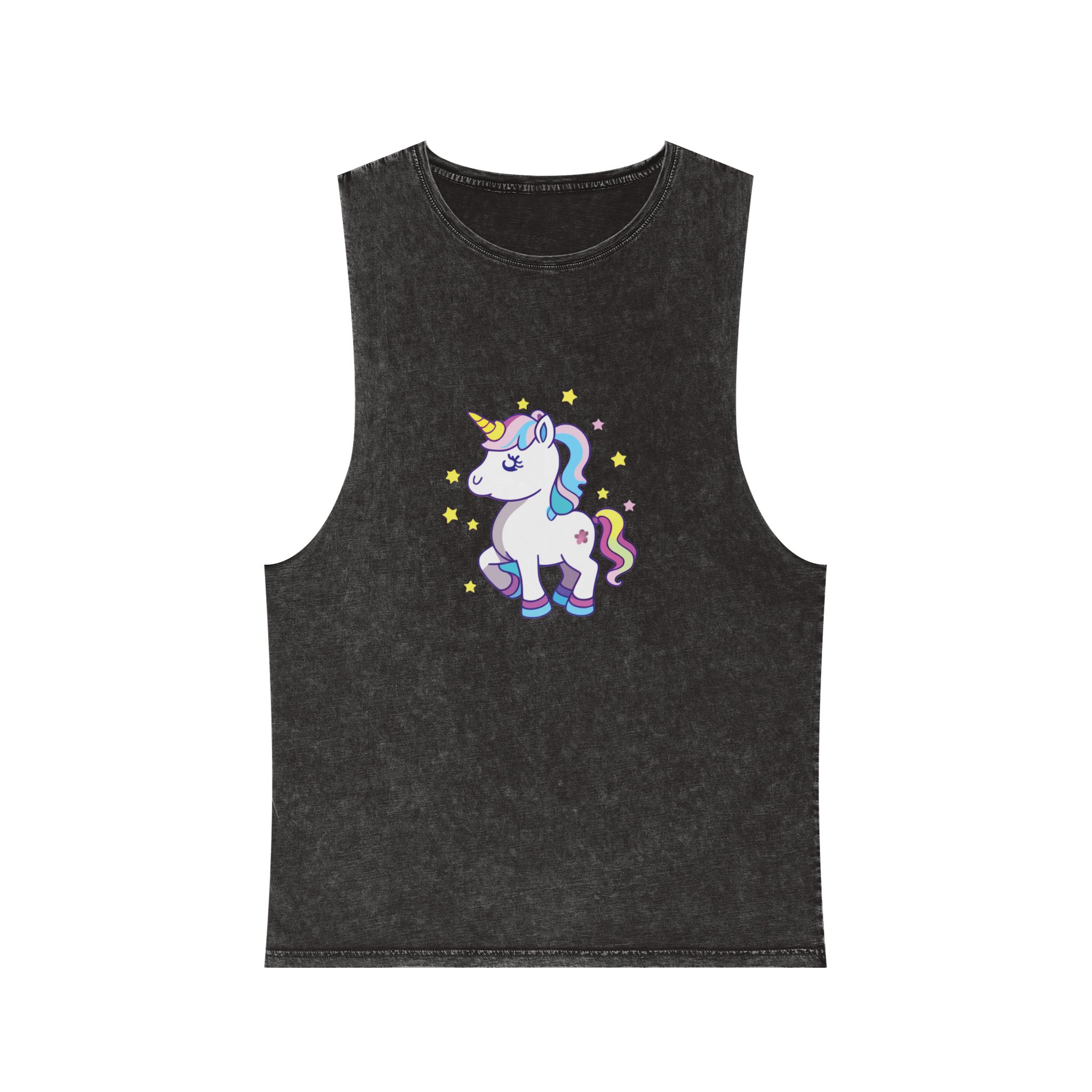 Unicorn 2 Unisex Stonewash Tank Top