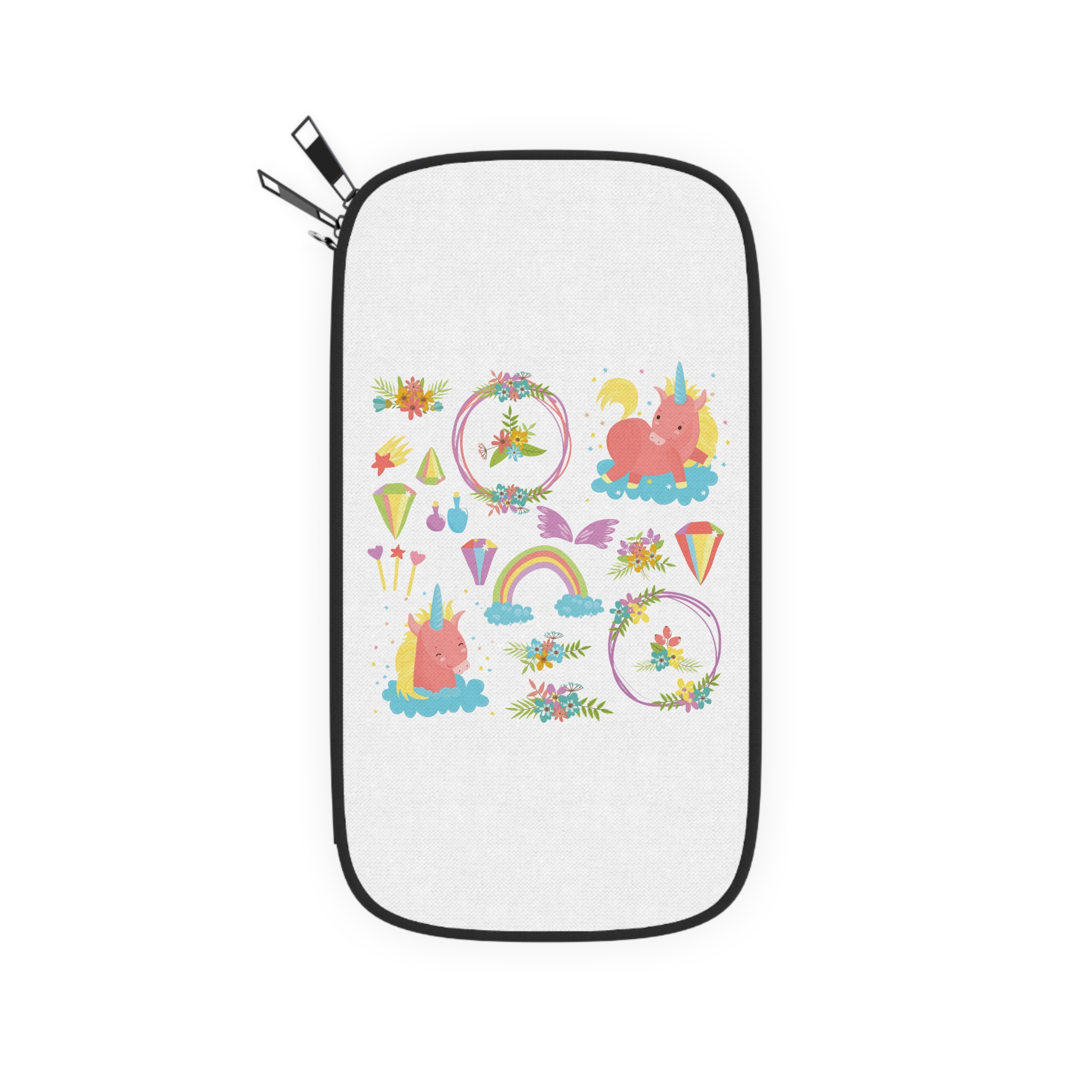 Magic Set With Unicorns Cute Horses World Dreams Dreams Passport Wallet - Image 2
