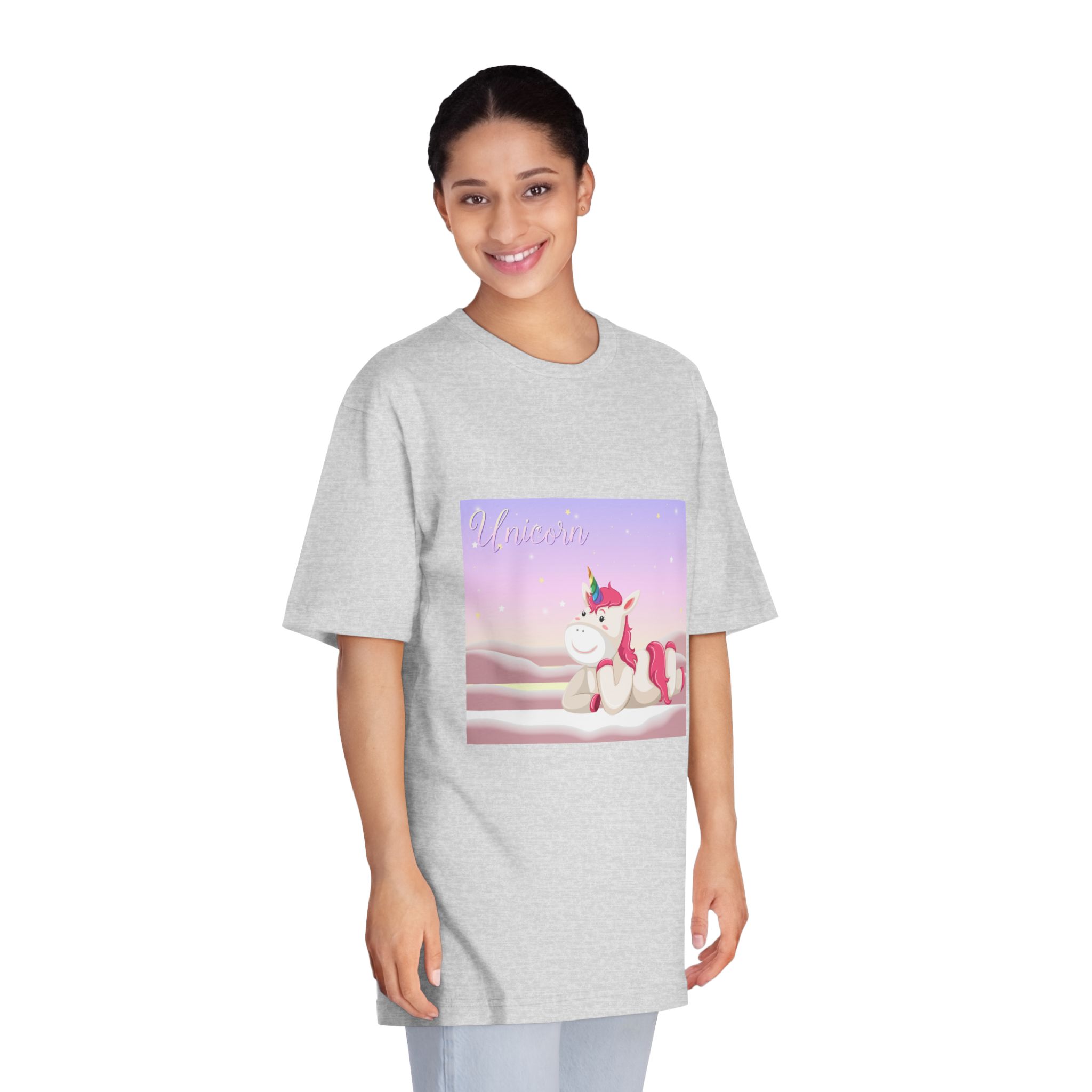 Unicorn V519 Unisex Classic Crewneck T Shirt - Image 15