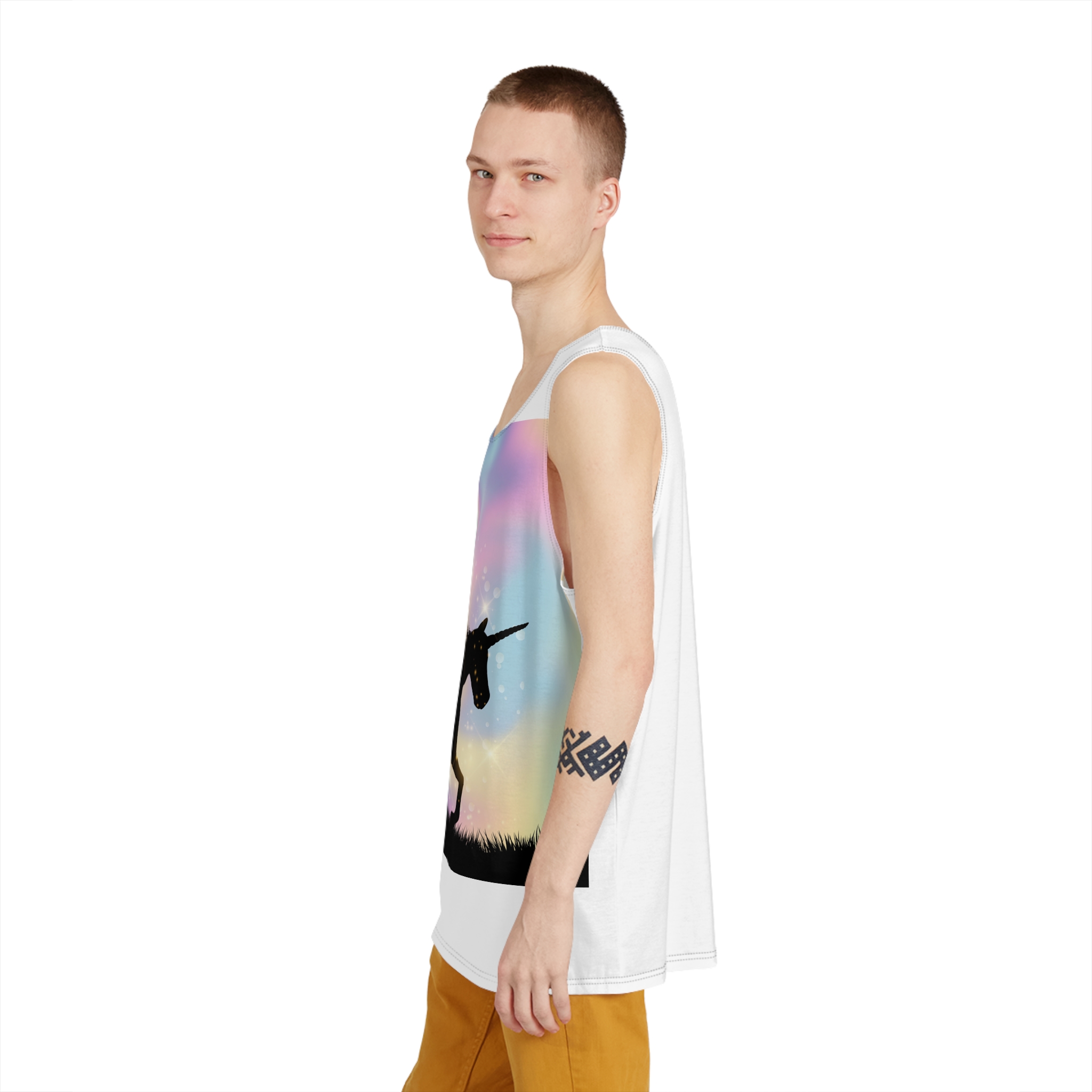 Unicorn V481 Mens Tank Aop