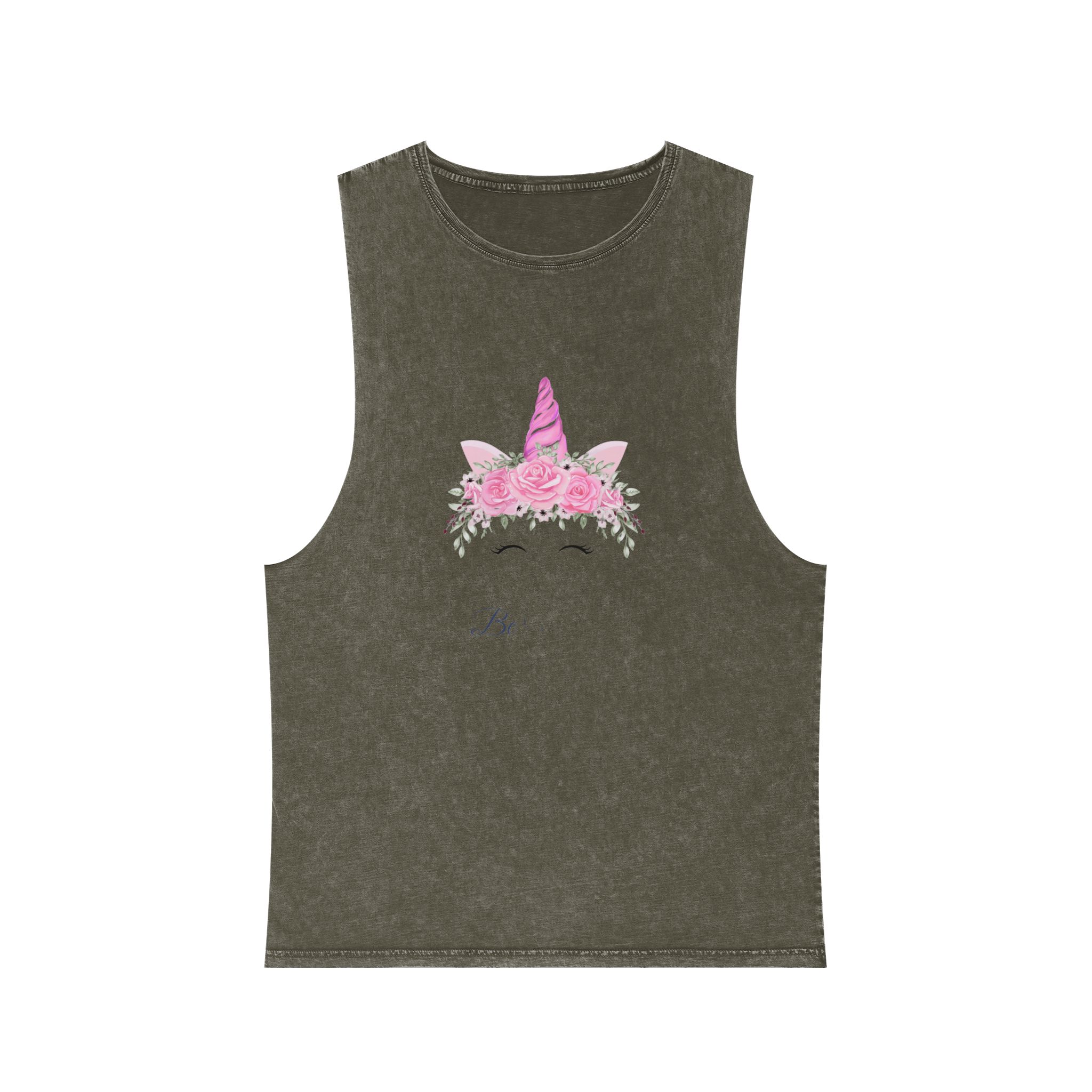 Unicorn V540 Unisex Stonewash Tank Top - Image 5