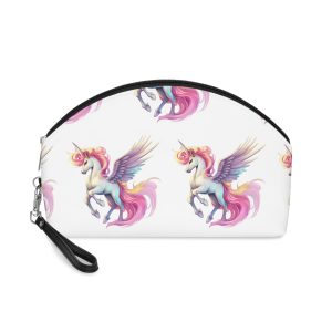Unicorn With Wings Pink Mane Makeup Bag