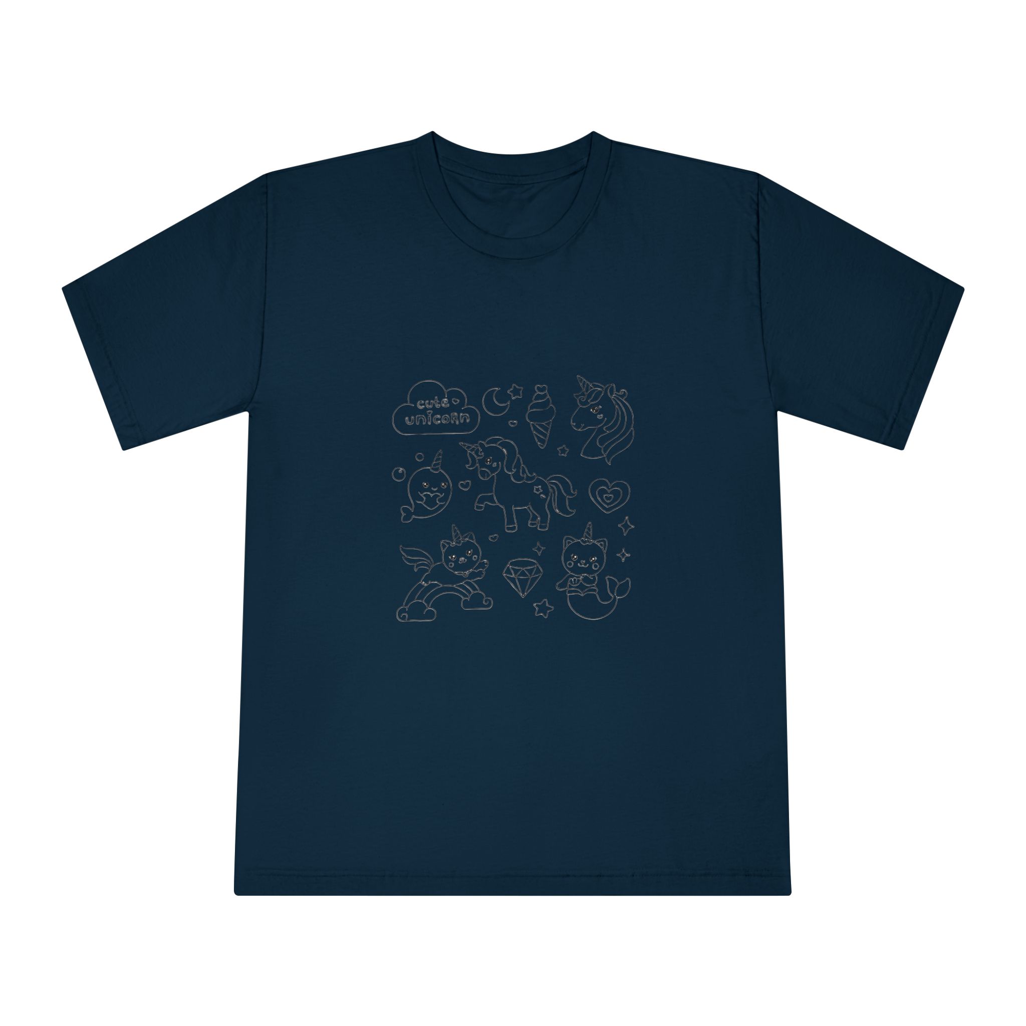Unicorn V694 Unisex Classic Crewneck T Shirt - Image 17