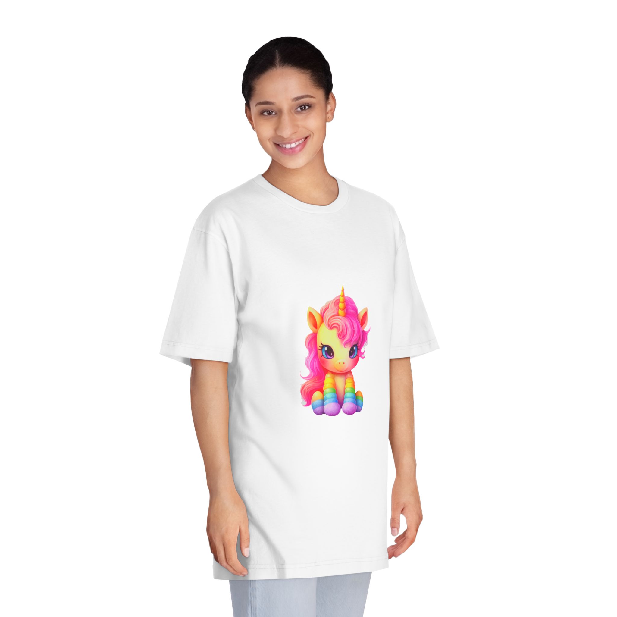 Unicorns 297 Unisex Classic Crewneck T Shirt - Image 3