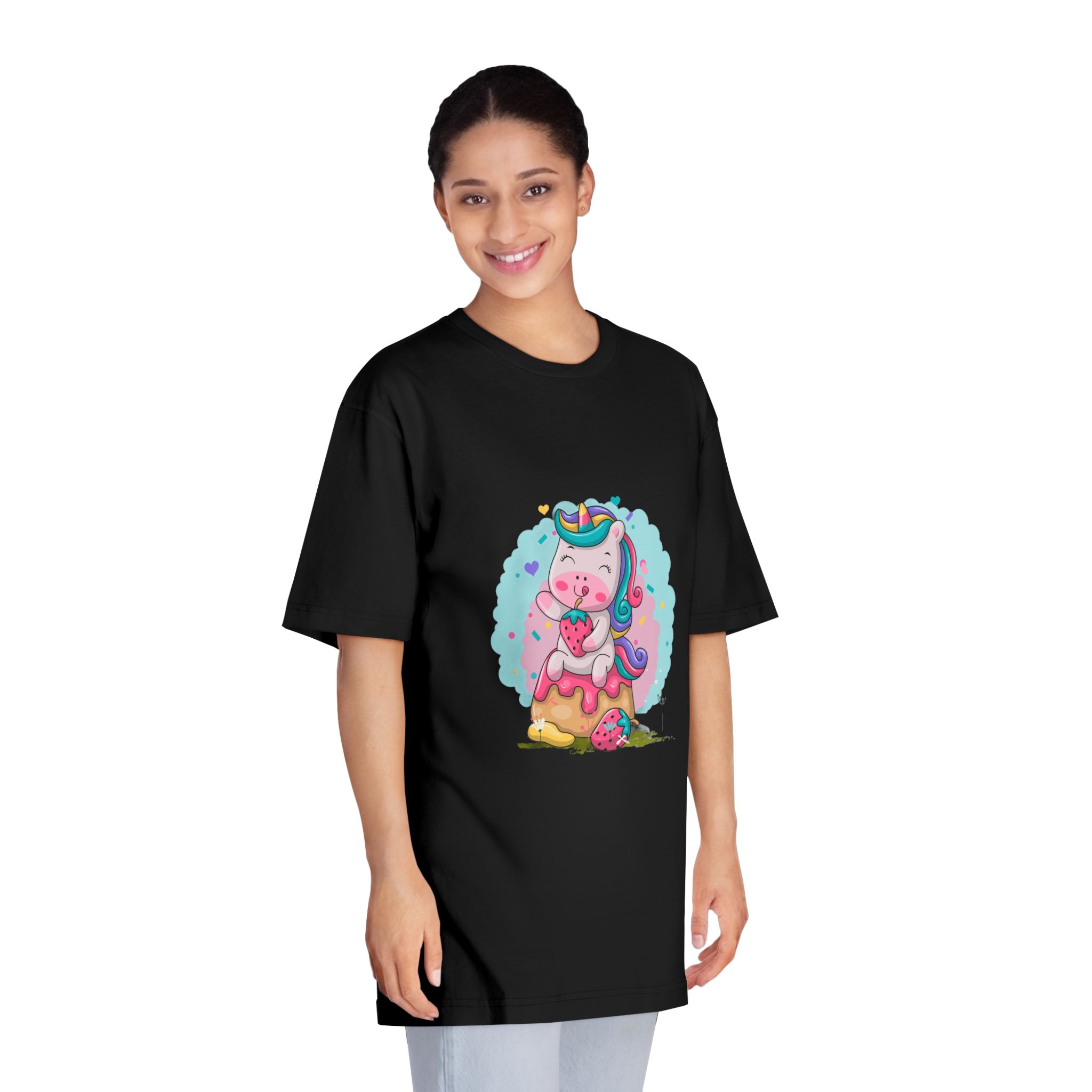 Unicorn V548 Unisex Classic Crewneck T Shirt - Image 7