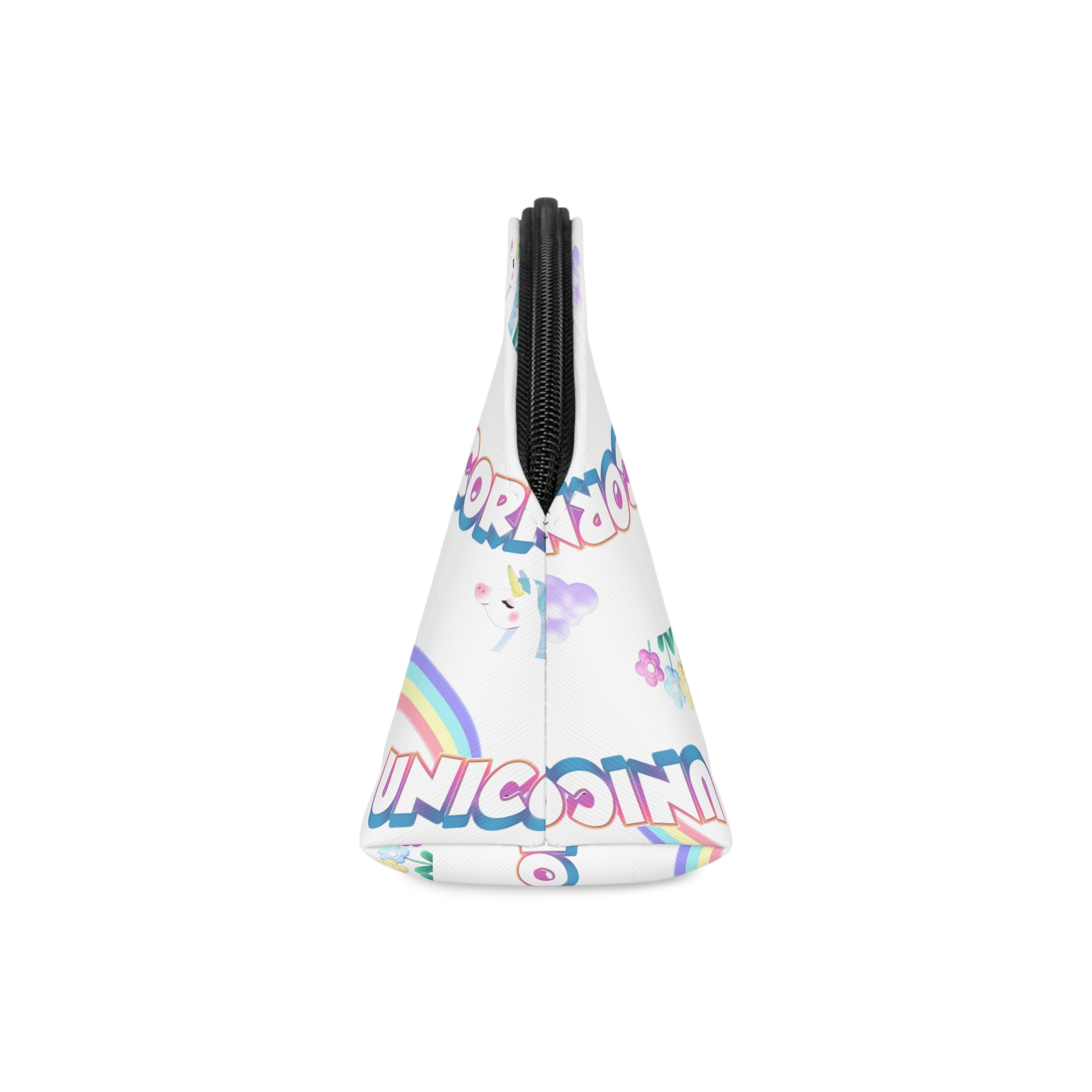 Unicorn Text Effect 1 Makeup Bag - Image 4