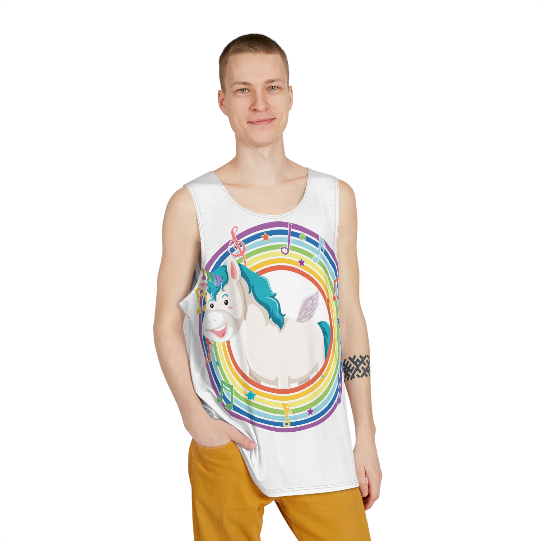 Unicorn V649 Mens Tank Aop - Image 3