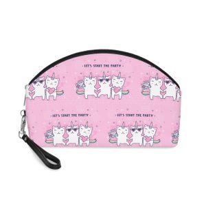 Cover Design With Unicorn Cats Makeup Bag