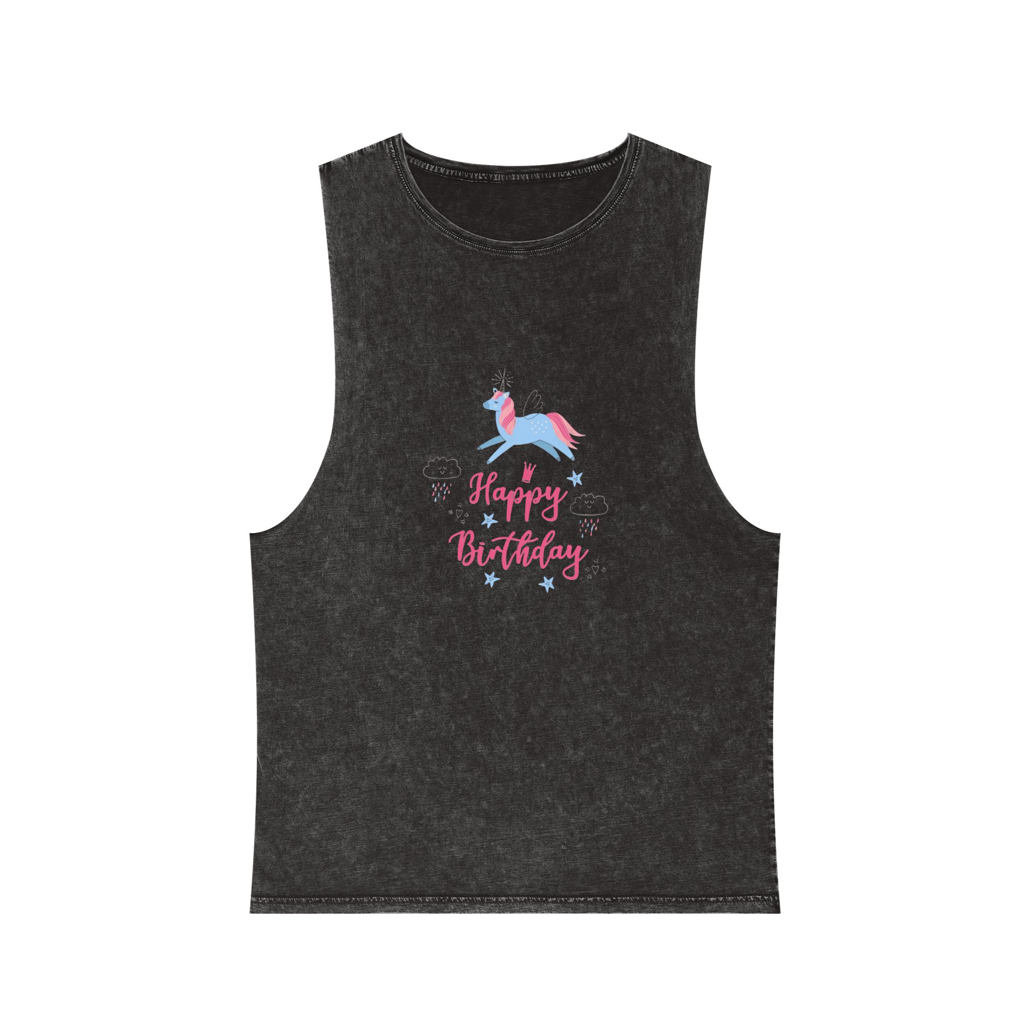 Unicorn V375 Unisex Stonewash Tank Top