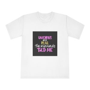 Unicorns Are Real the Mermaids Told Me Hand Unisex Classic Crewneck T Shirt