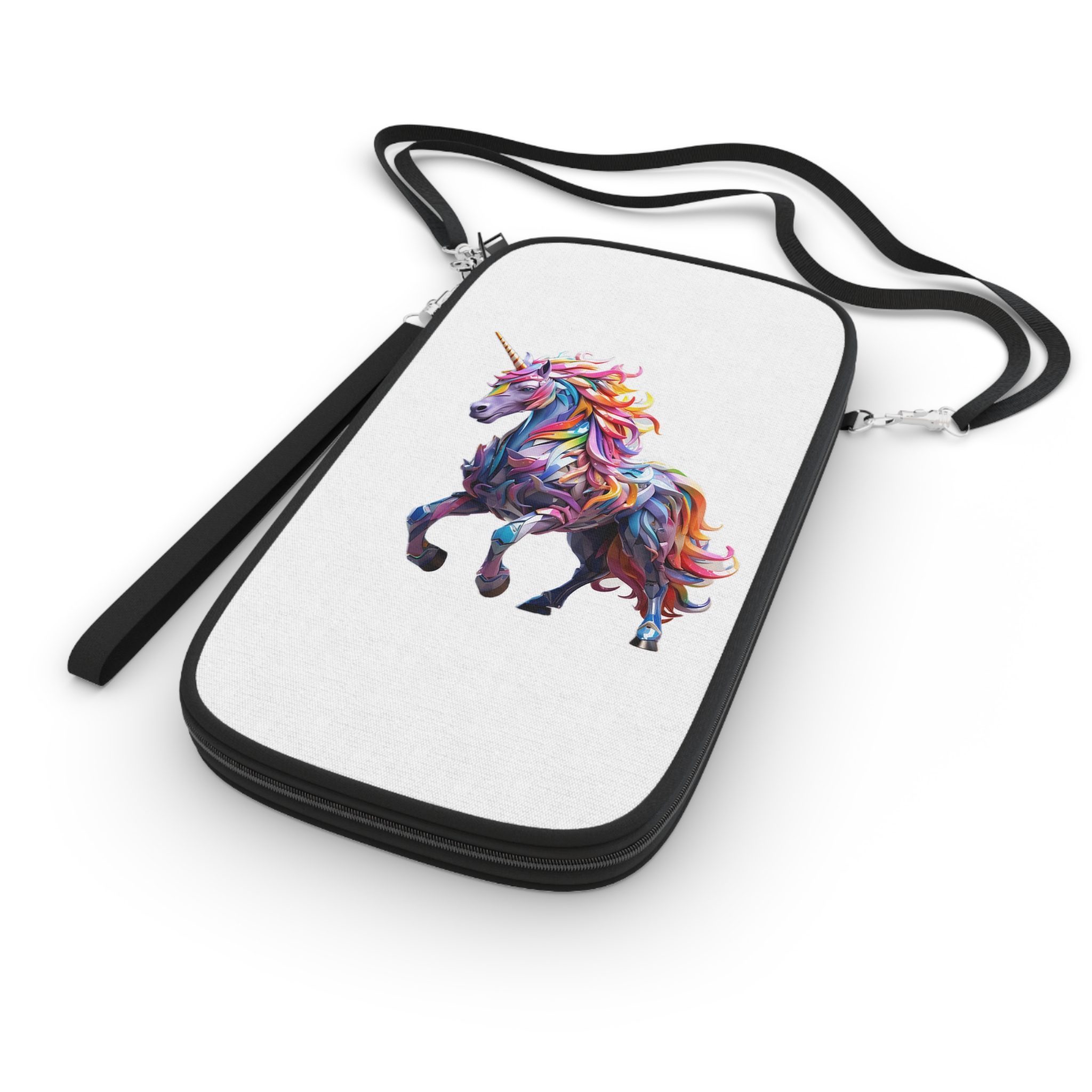 Colorful 3d Mythical Unicorn (4) Passport Wallet - Image 3