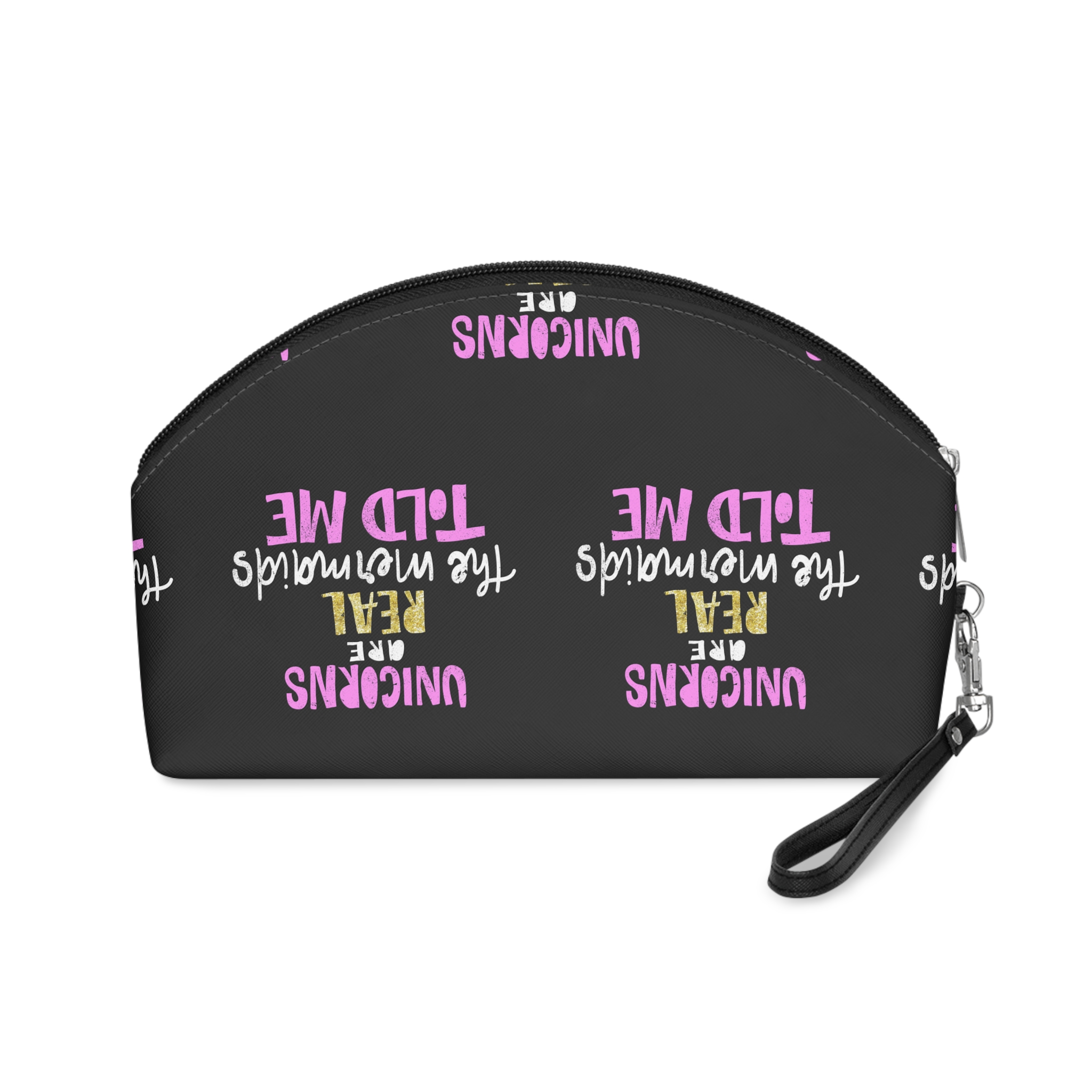Unicorns Are Real the Mermaids Told Me Hand Makeup Bag - Image 2