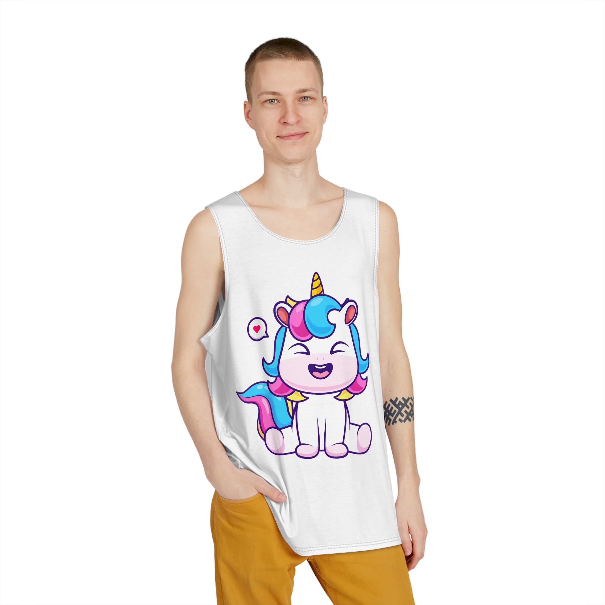 Unicorns 16 Mens Tank Aop - Image 3