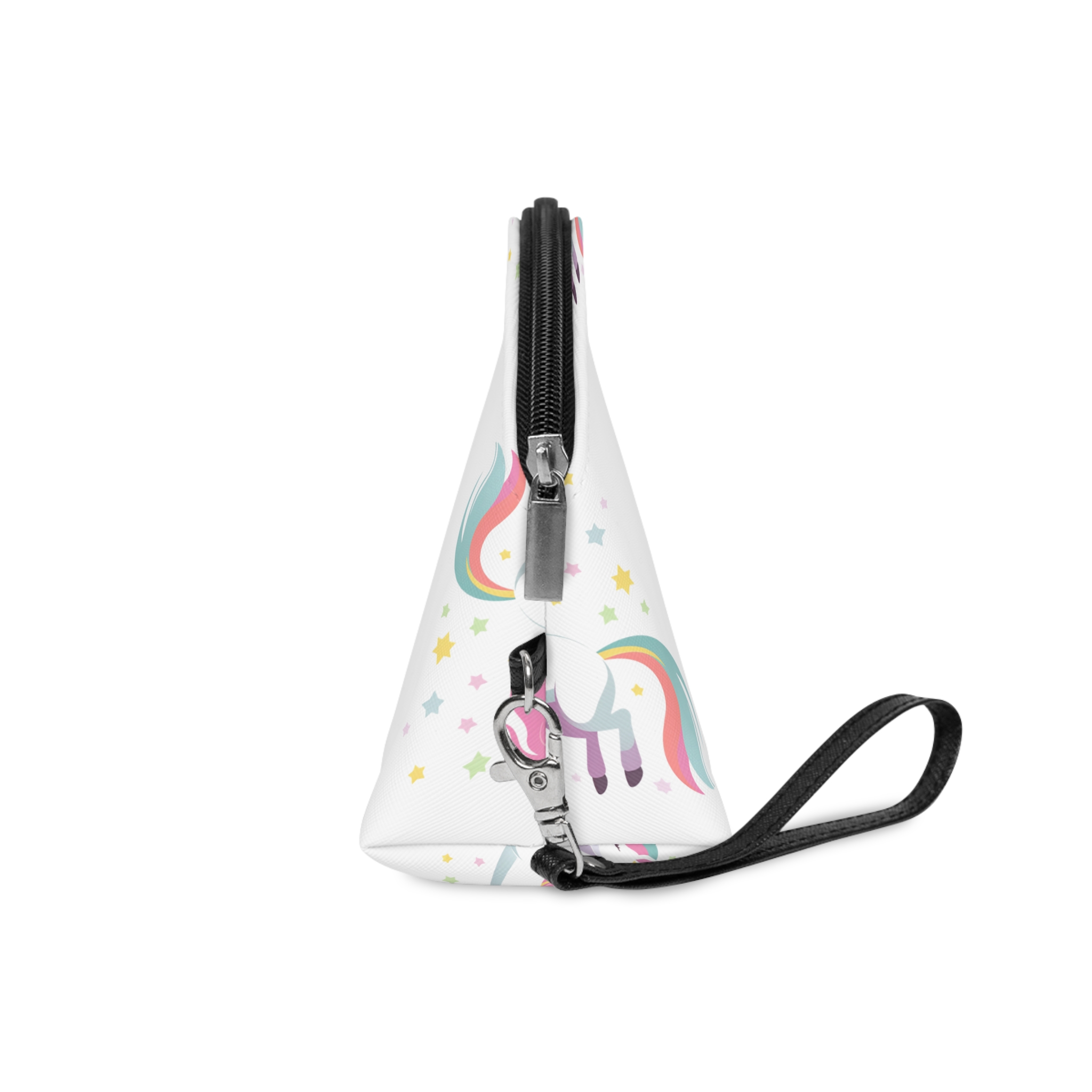 Unicorn With Stars Stars Background Generative Ai Makeup Bag - Image 3
