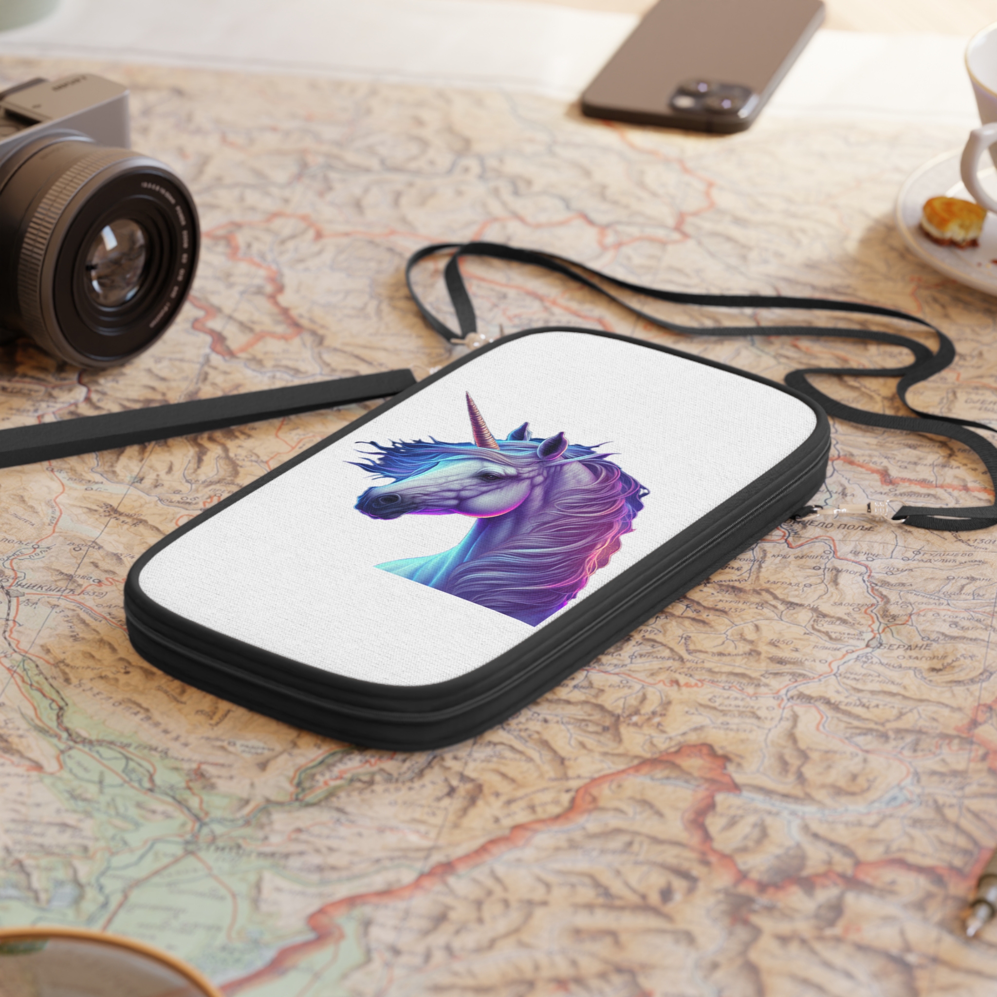 Adorable Colorful Unicorn Copy Passport Wallet - Image 4