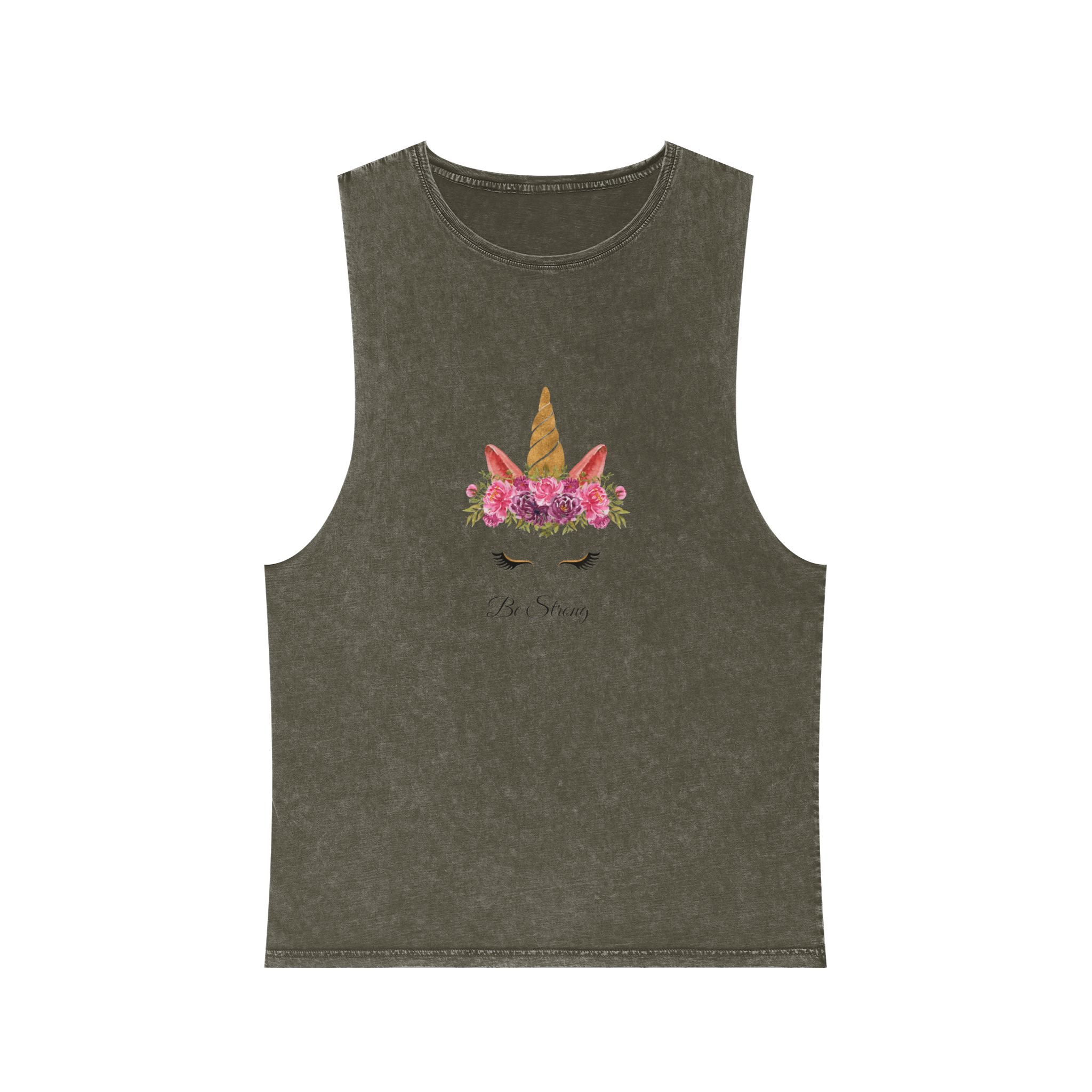 Unicorn V502 Unisex Stonewash Tank Top - Image 5