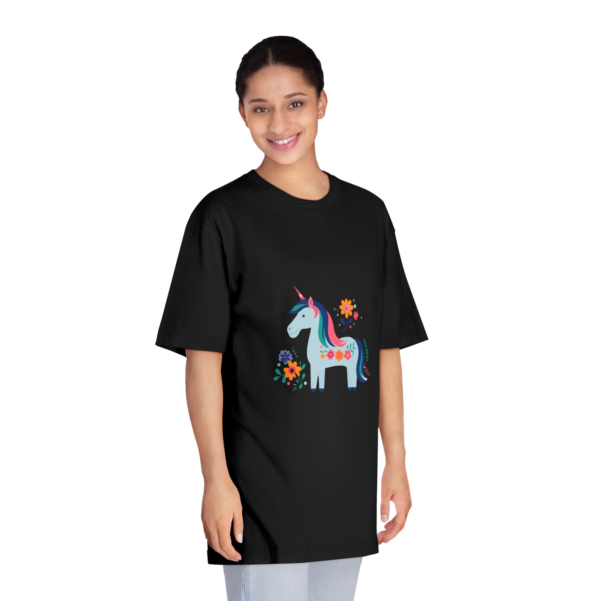 Unicorns 370 Unisex Classic Crewneck T Shirt - Image 7