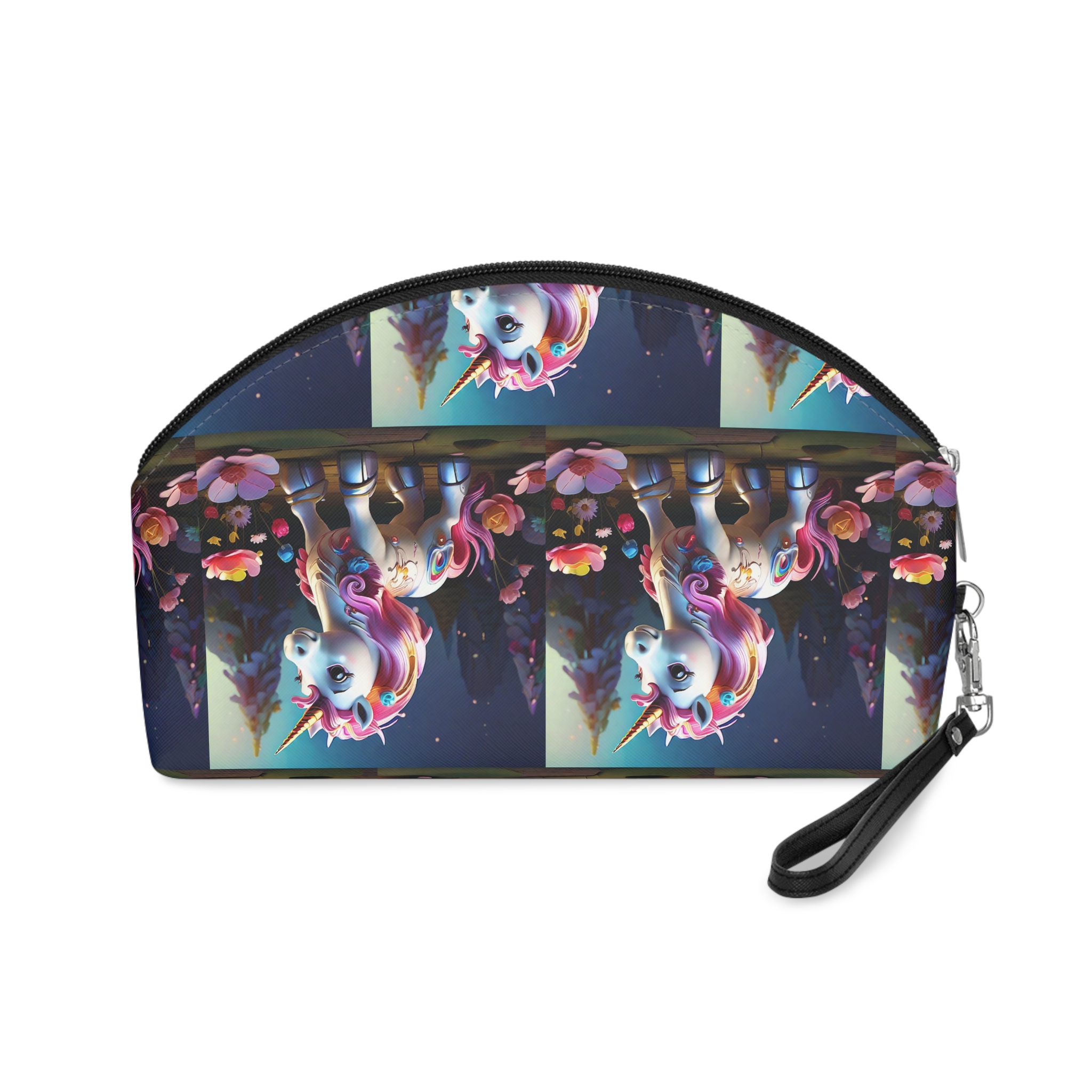 Animated Unicorn Children Generated By Ai (16) Makeup Bag - Image 2