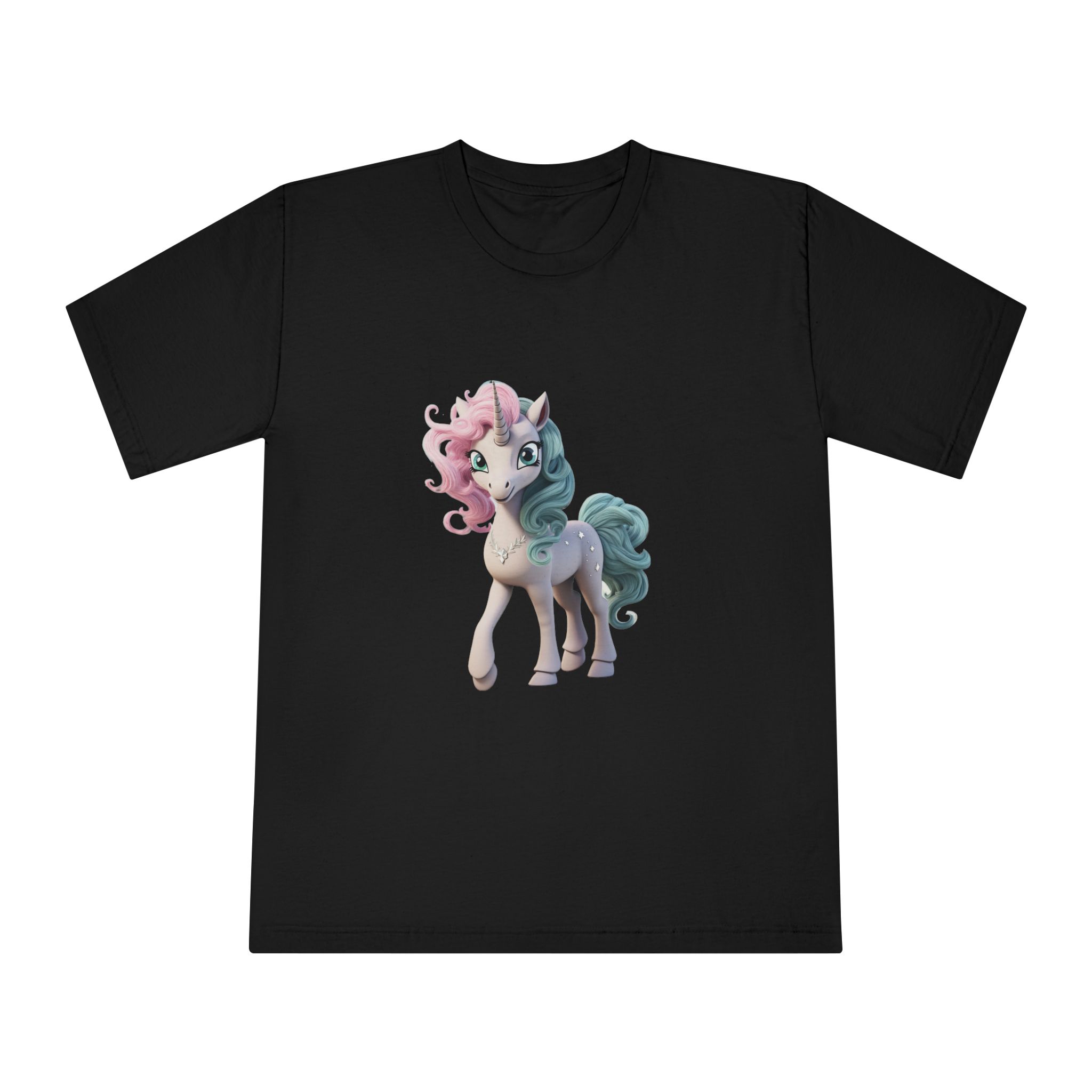 Animated Unicorn Children (1) Fotor Bg Remover 2023110475446 Unisex Classic Crewneck T Shirt - Image 5