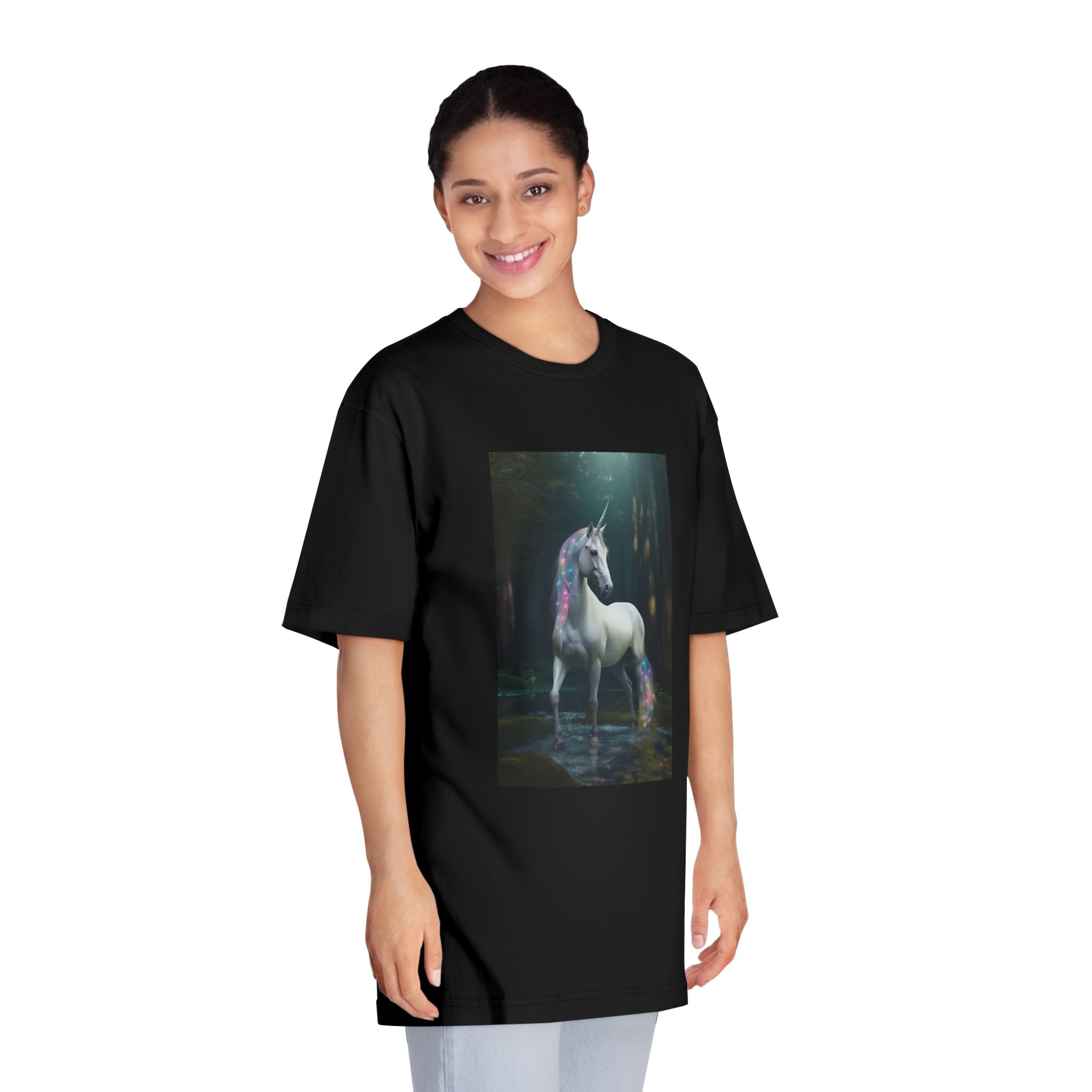Magical Mythical Unicorn Creature 7 Unisex Classic Crewneck T Shirt - Image 7
